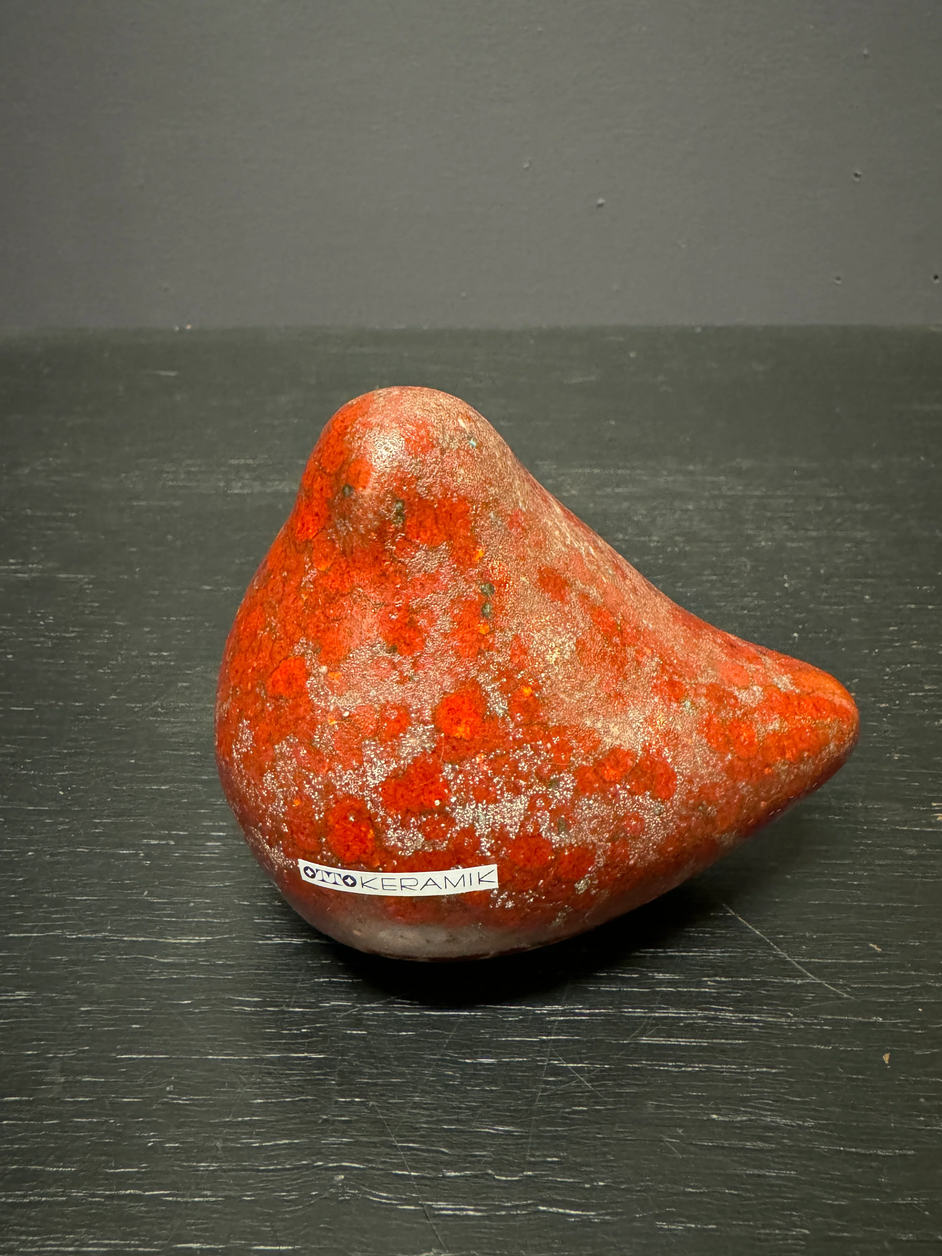 Otto Keramik Ceramic Pigeons West German Pottery Fat Lava - Image 2
