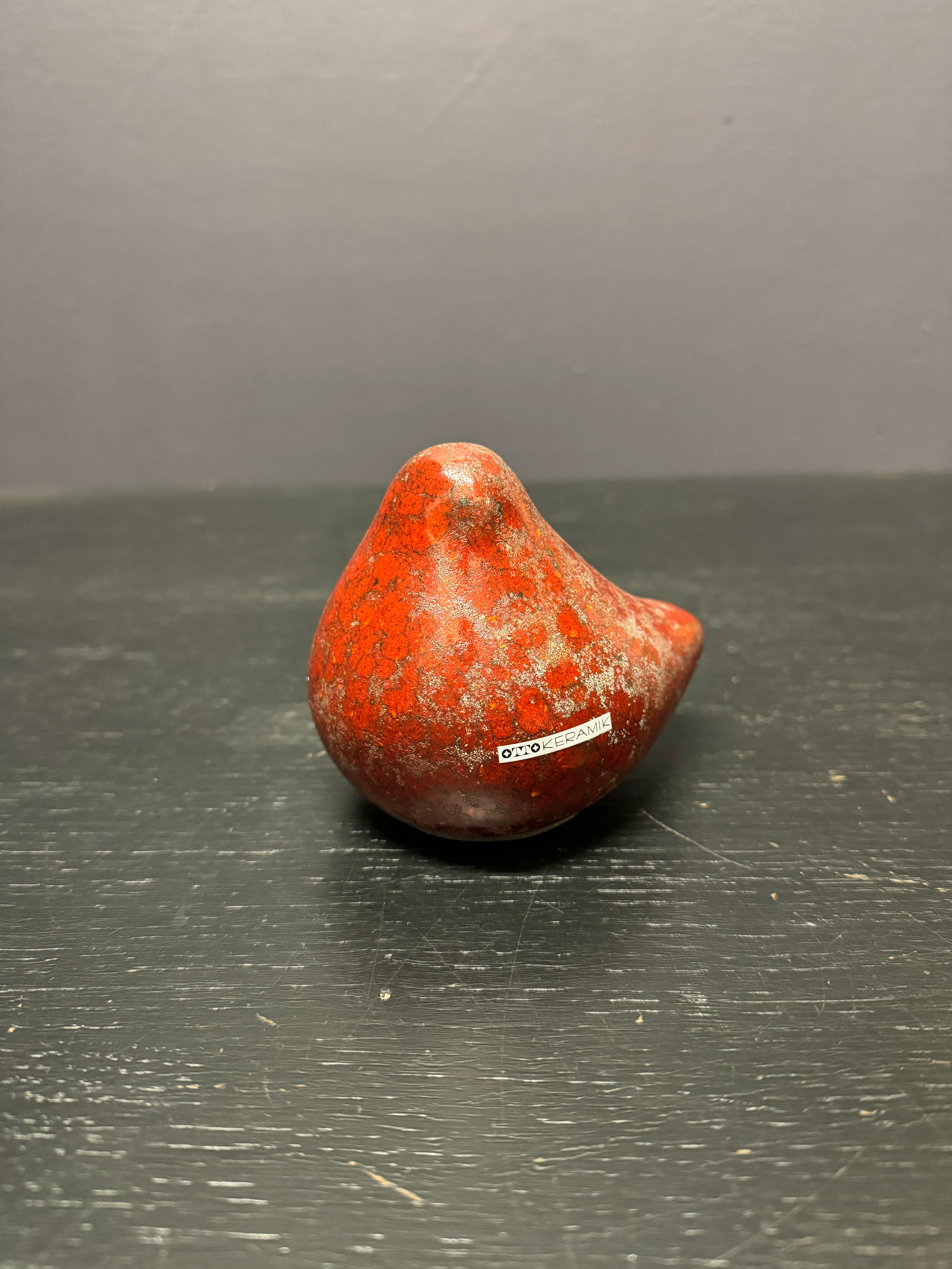 Otto Keramik Ceramic Pigeons West German Pottery Fat Lava - Image 3