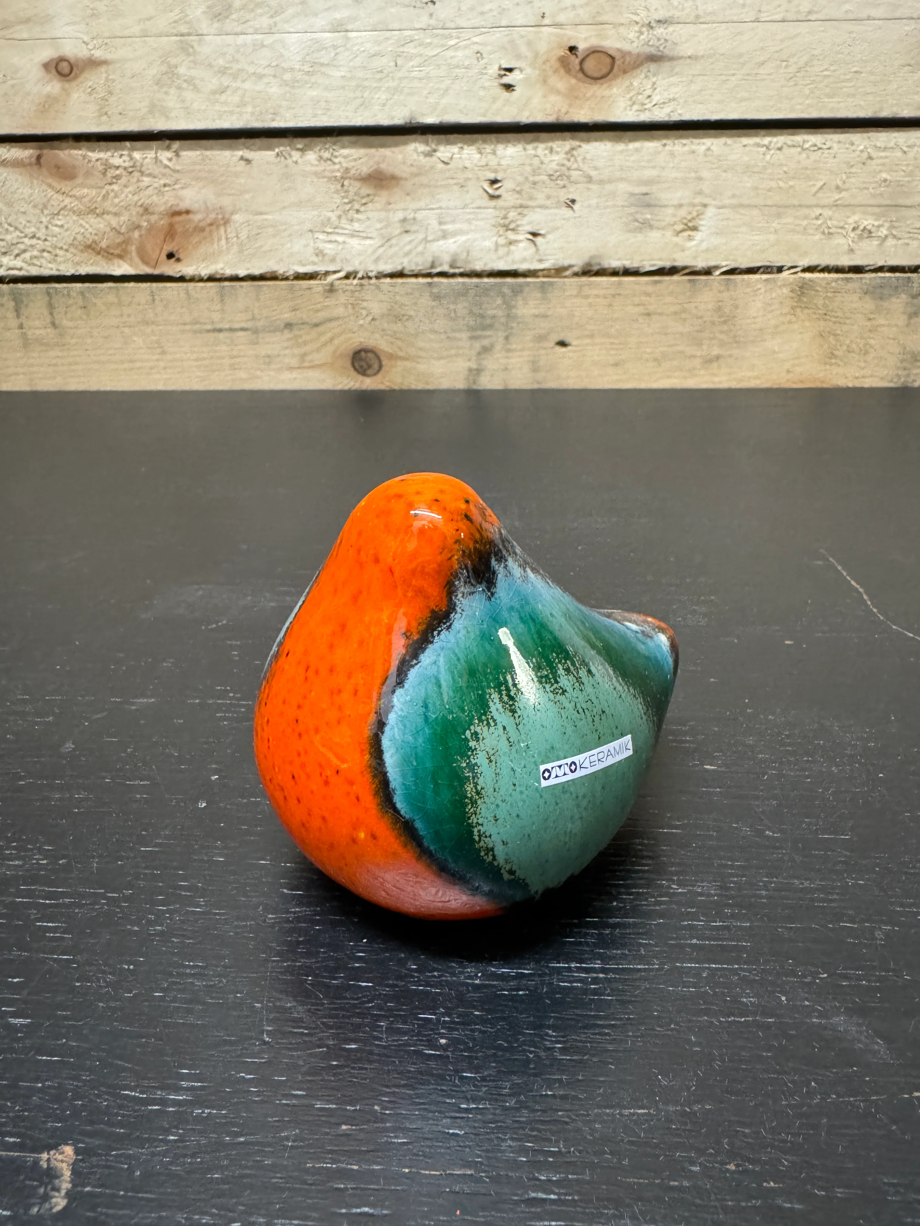 Otto Keramik Ceramic Pigeons West German Pottery Fat Lava - Image 2