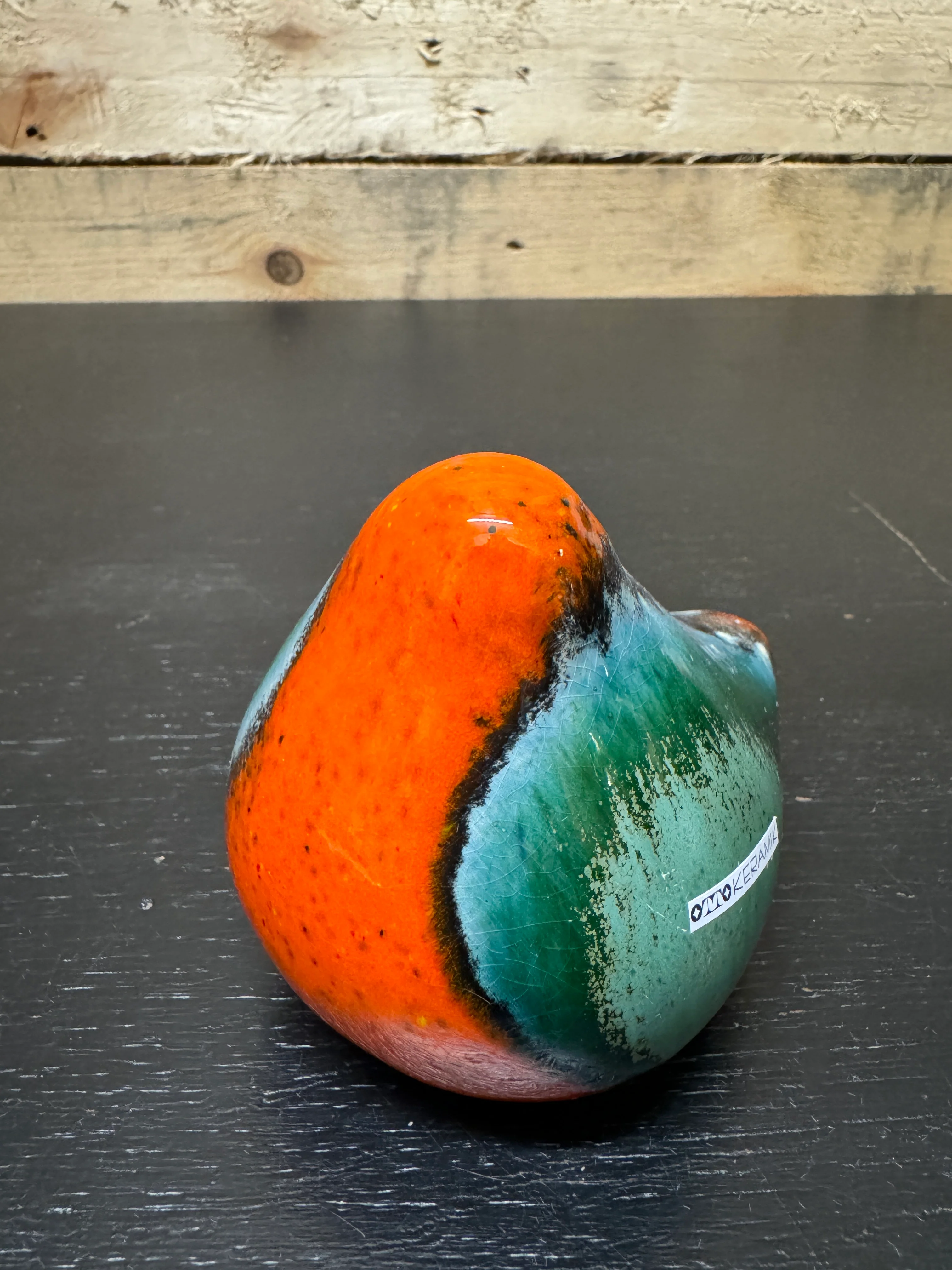 Otto Keramik Ceramic Pigeons West German Pottery Fat Lava - Image 3