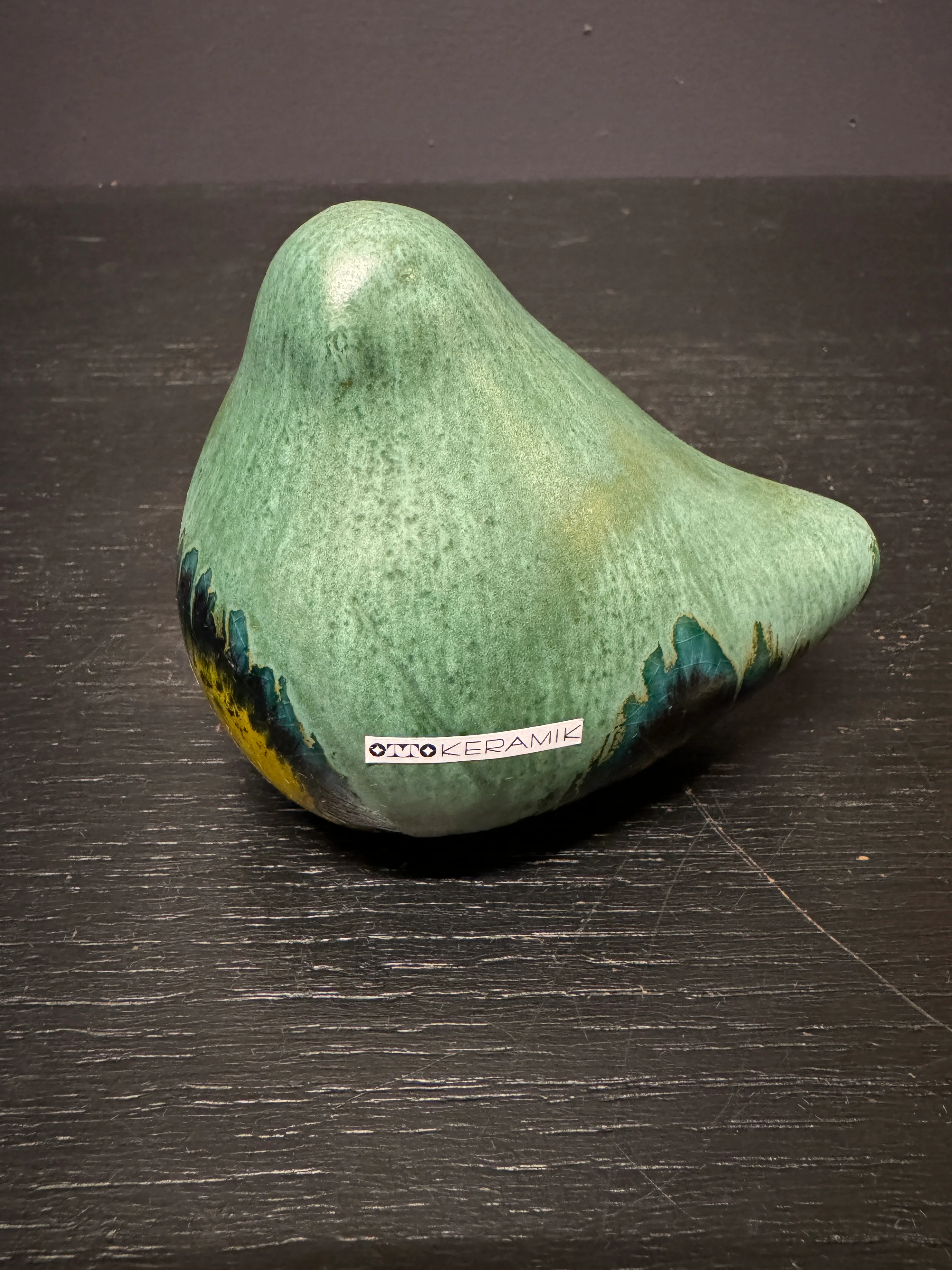 Otto Keramik Ceramic Pigeons West German Pottery Fat Lava - Image 2