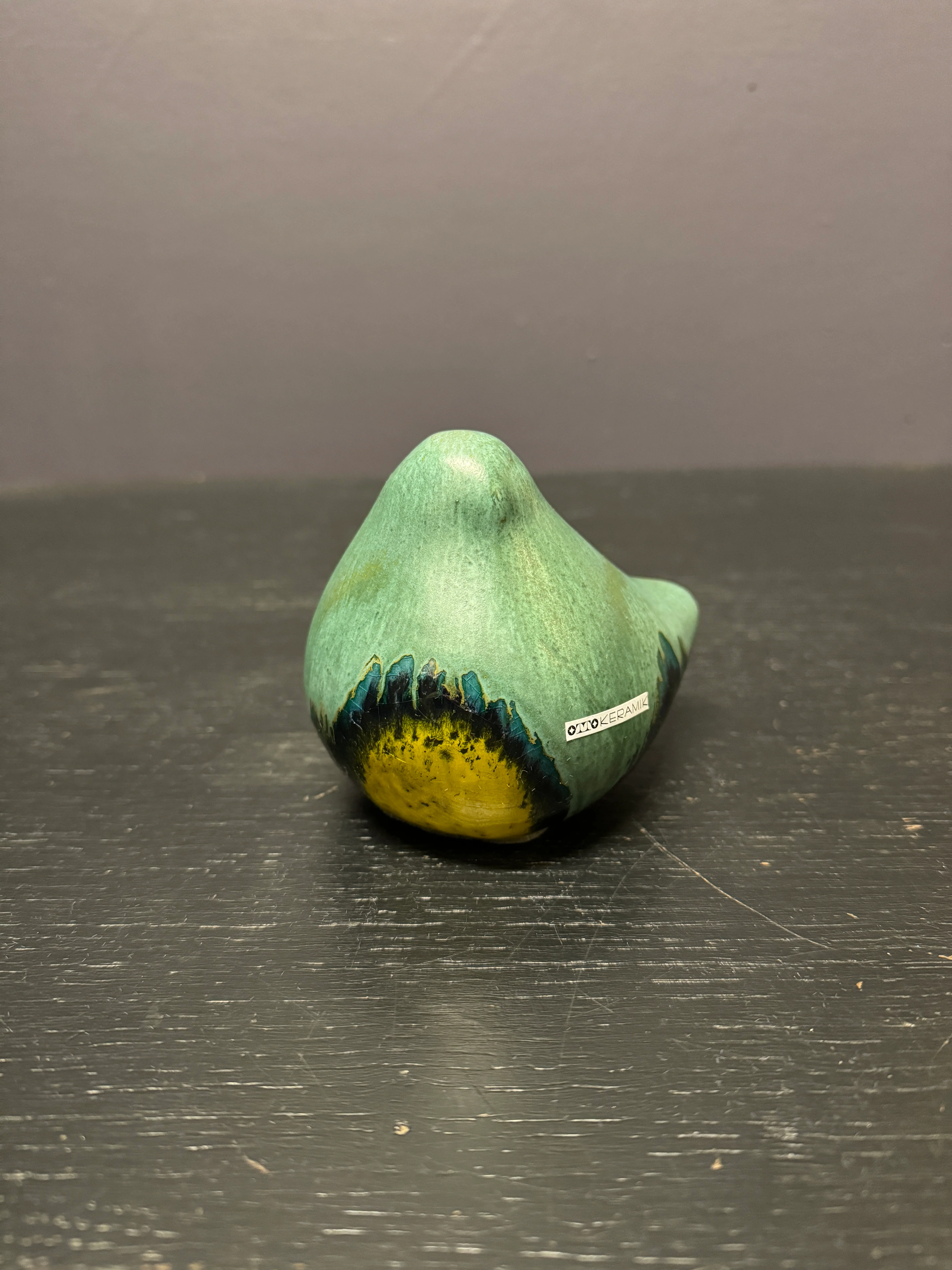 Otto Keramik Ceramic Pigeons West German Pottery Fat Lava - Image 3