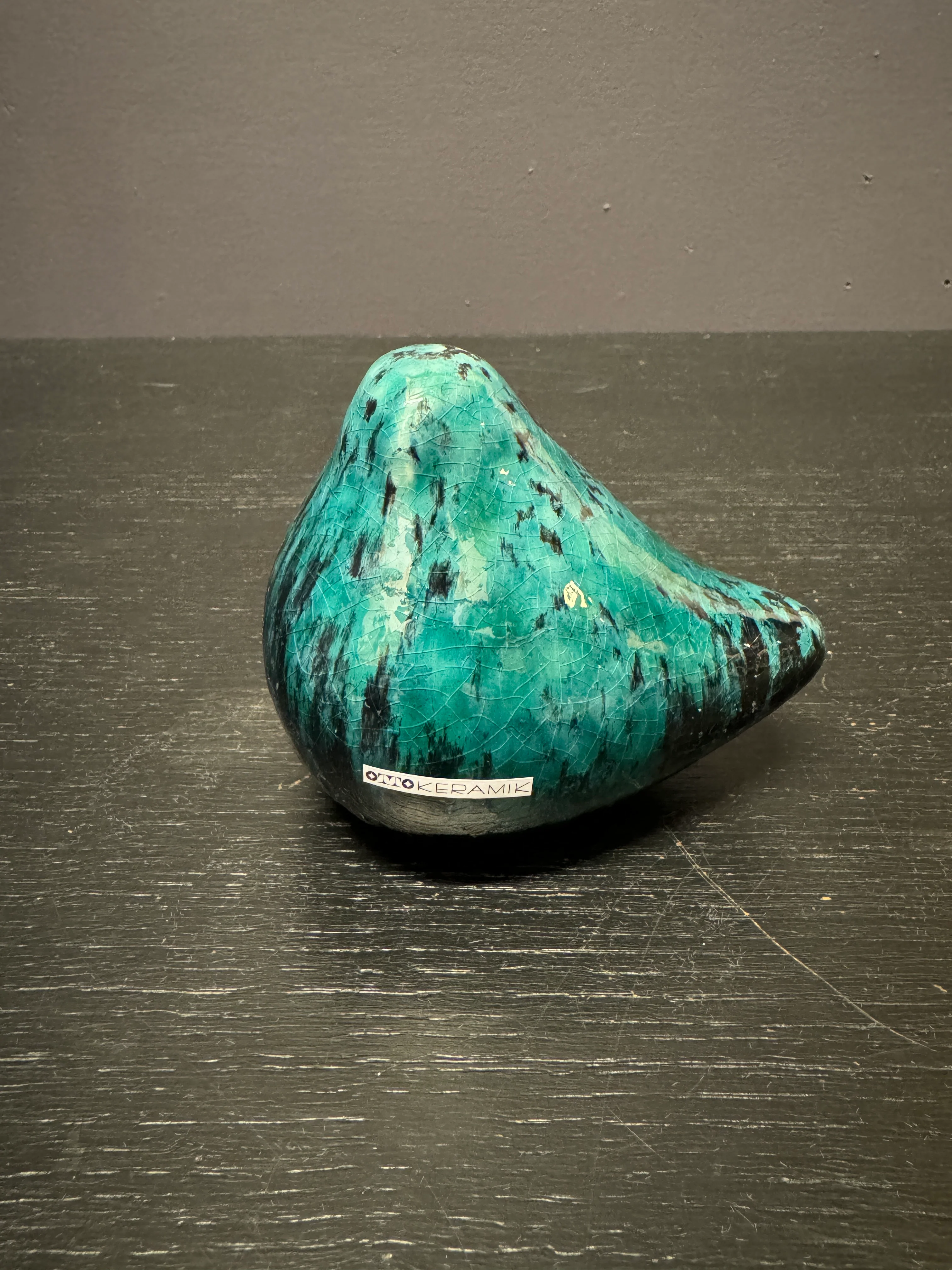 Otto Keramik Ceramic Pigeons West German Pottery Fat Lava - Image 2