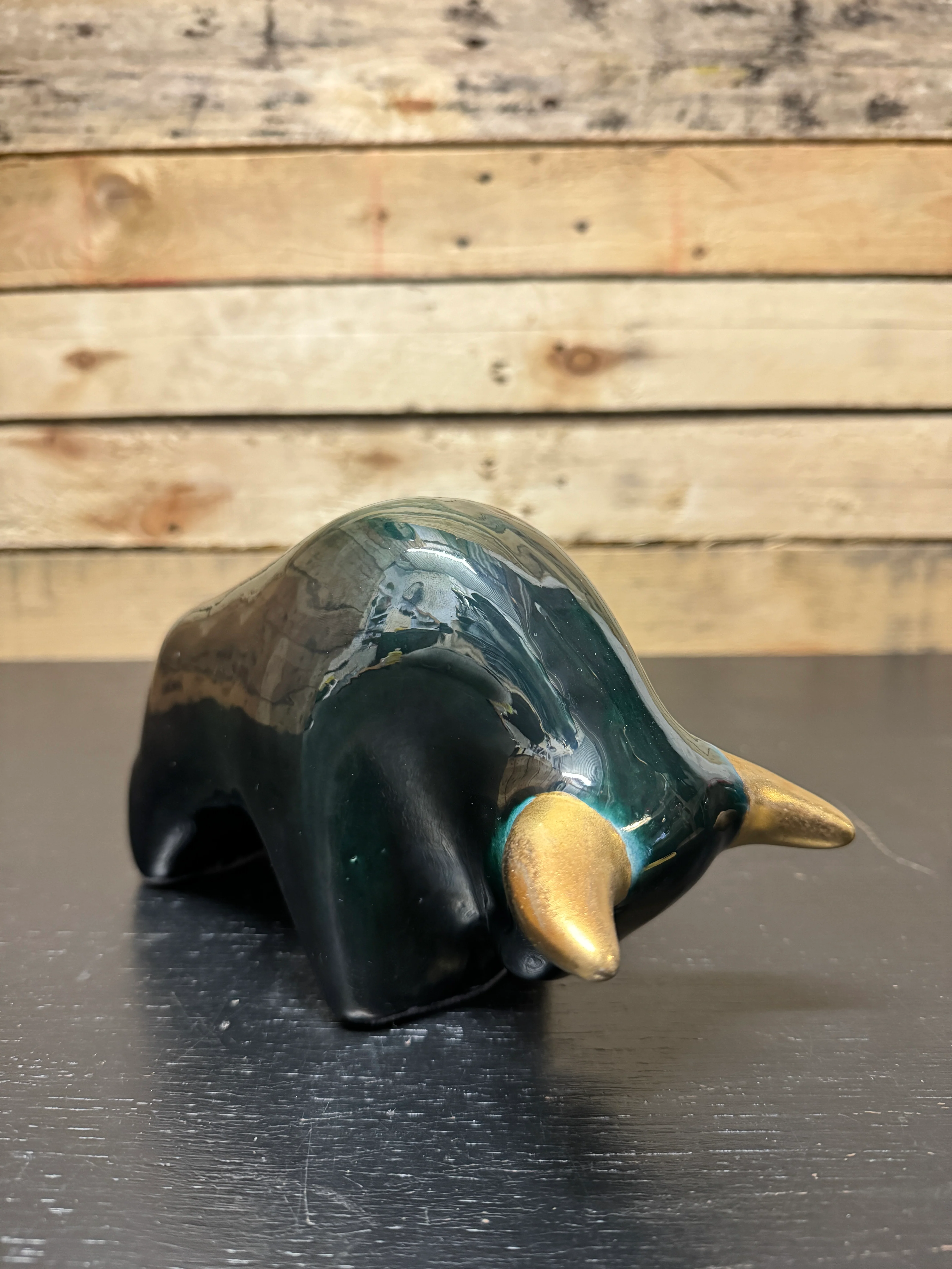 Otto Keramik Classic Ceramic Bull West German Pottery Fat Lava - Image 6