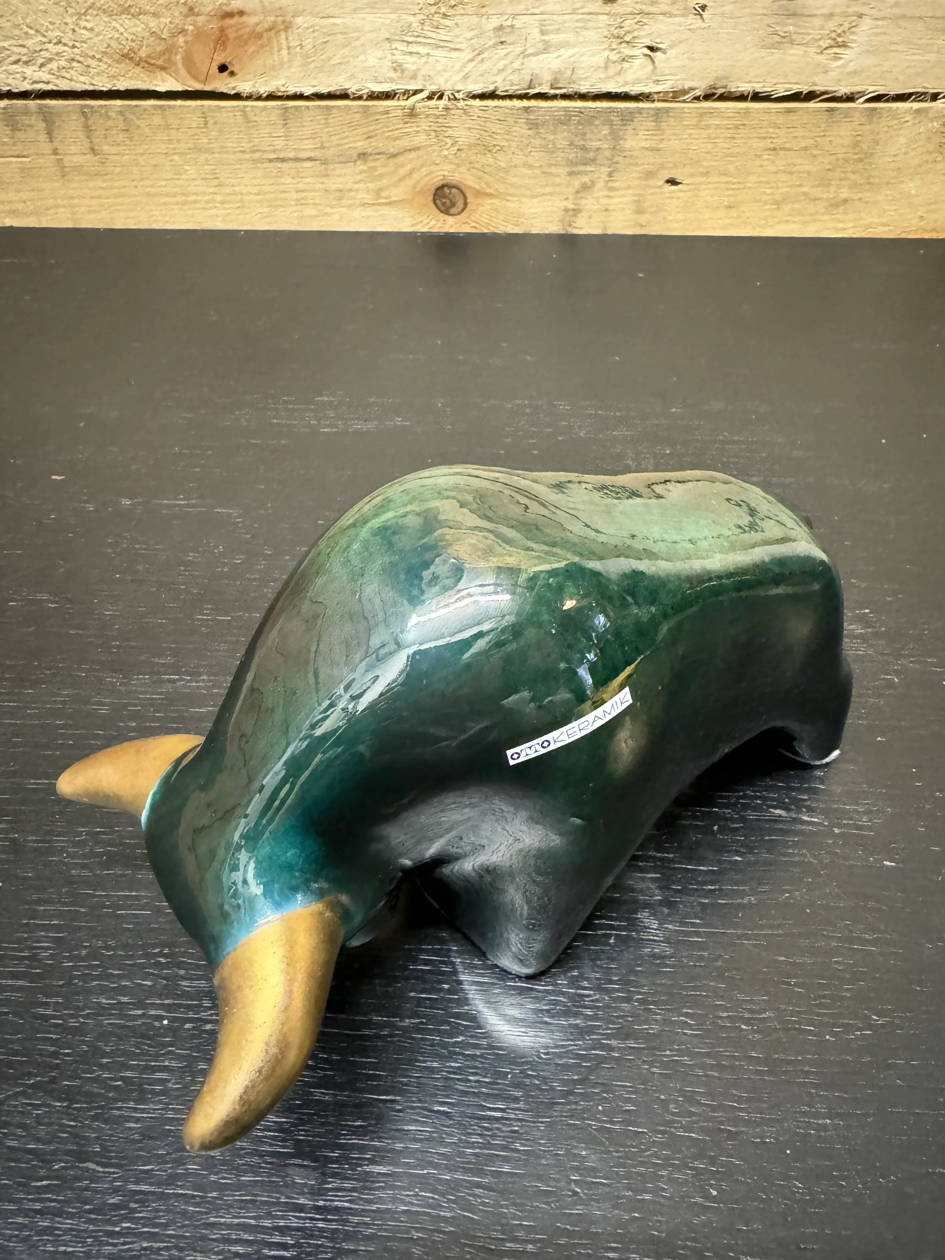 Otto Keramik Classic Ceramic Bull West German Pottery Fat Lava - Image 8