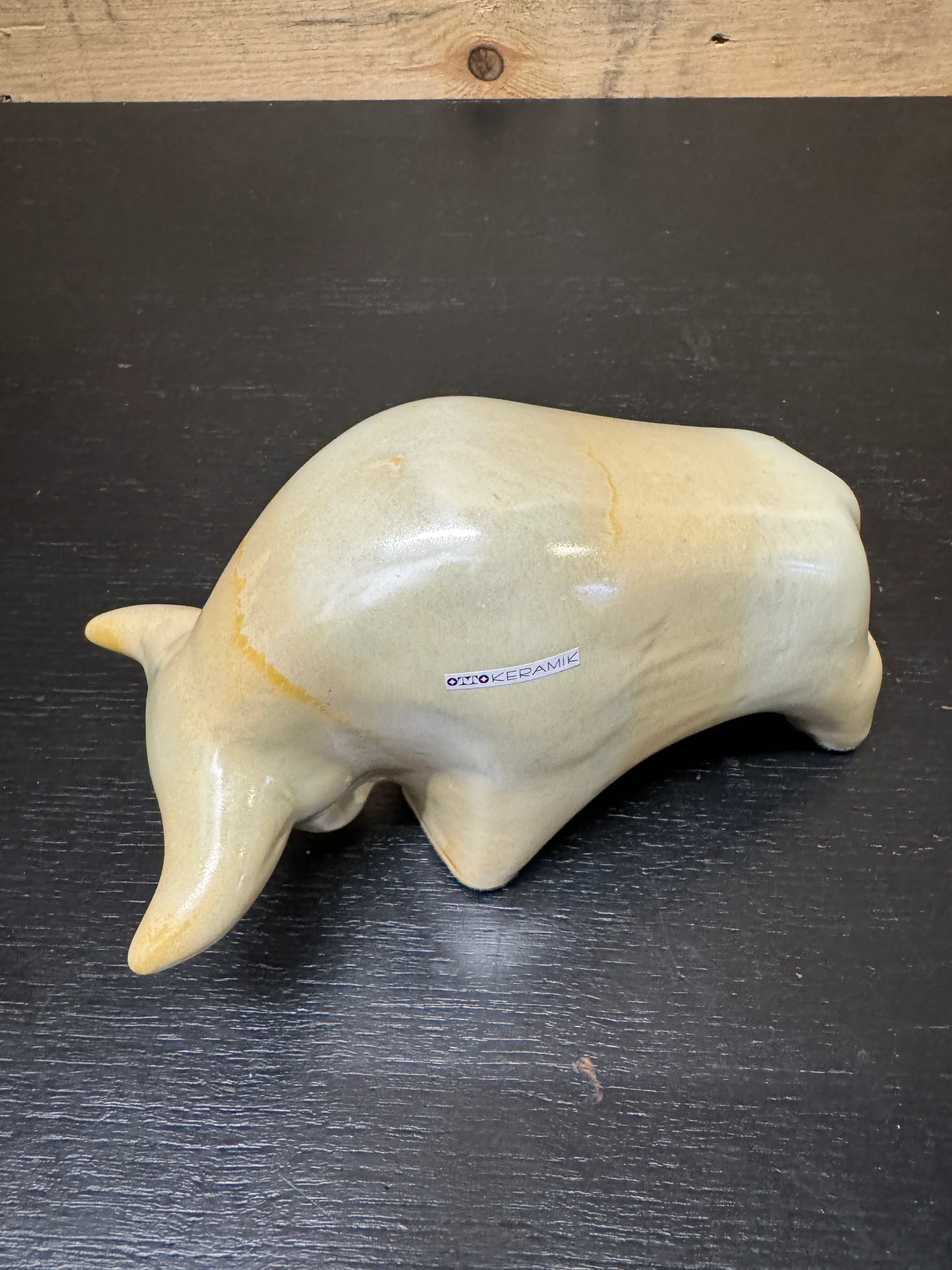 Otto Keramik Classic Ceramic Bull West German Pottery Fat Lava - Image 10