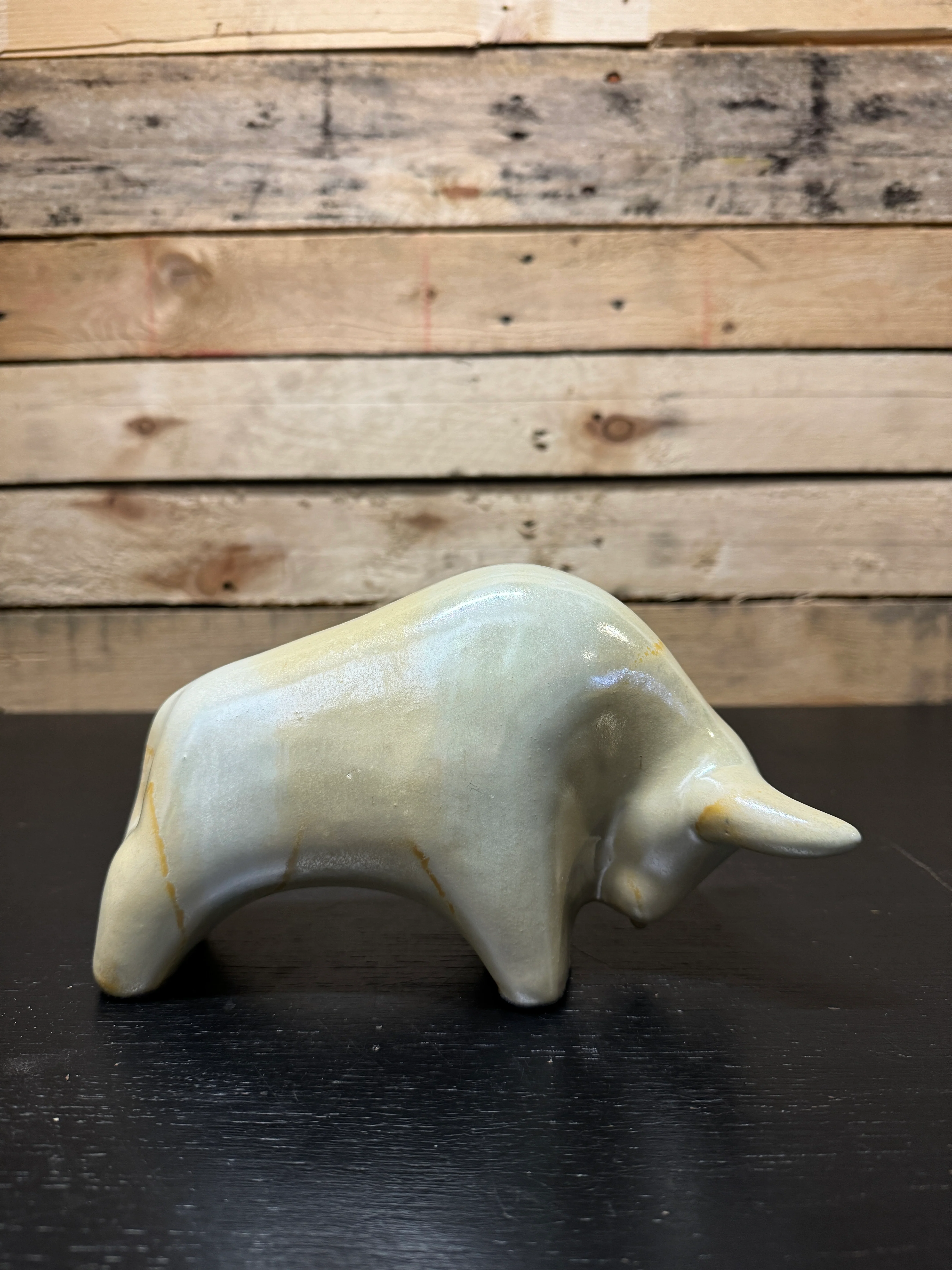 Otto Keramik Classic Ceramic Bull West German Pottery Fat Lava - Image 6