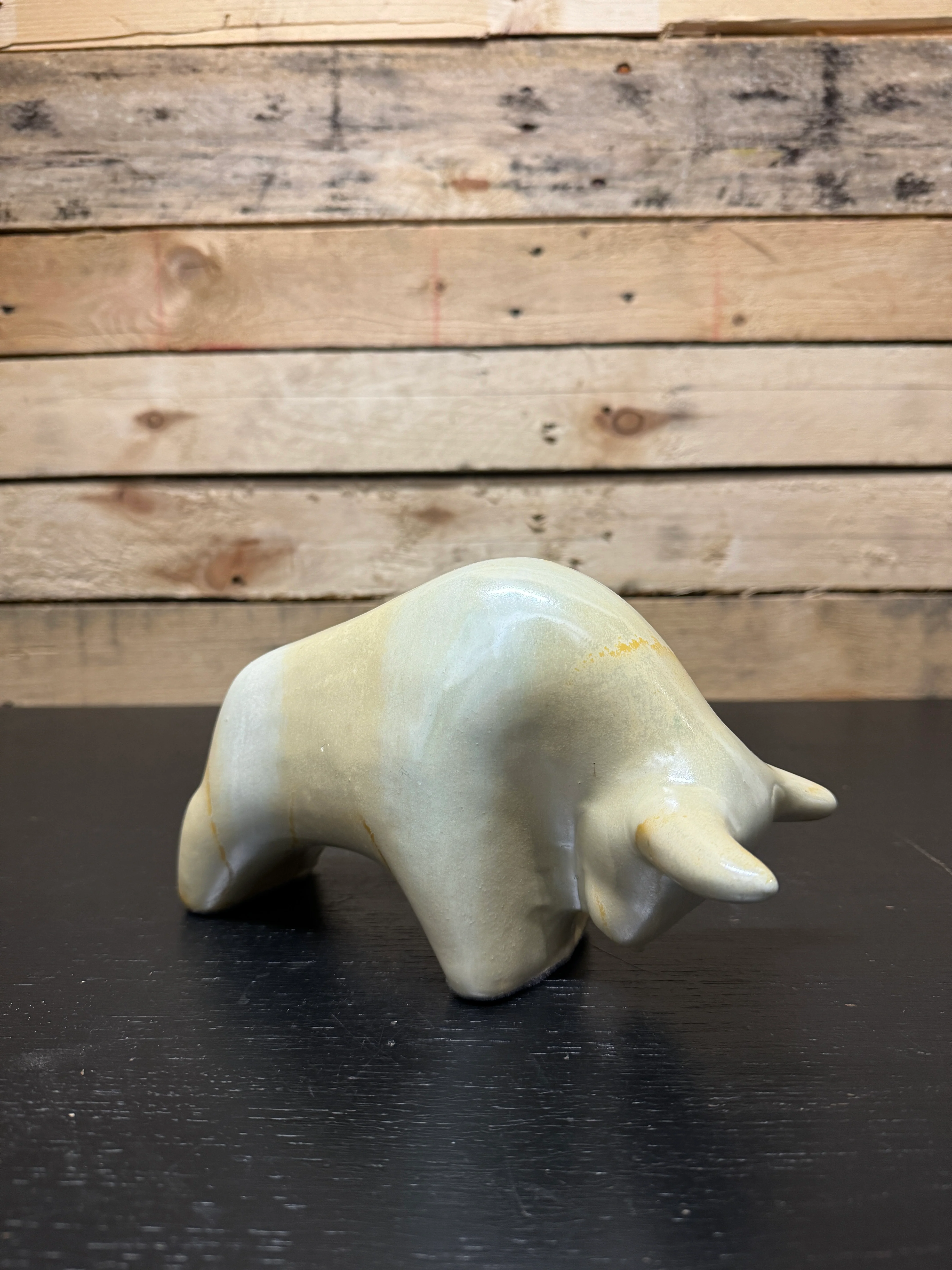 Otto Keramik Classic Ceramic Bull West German Pottery Fat Lava - Image 7