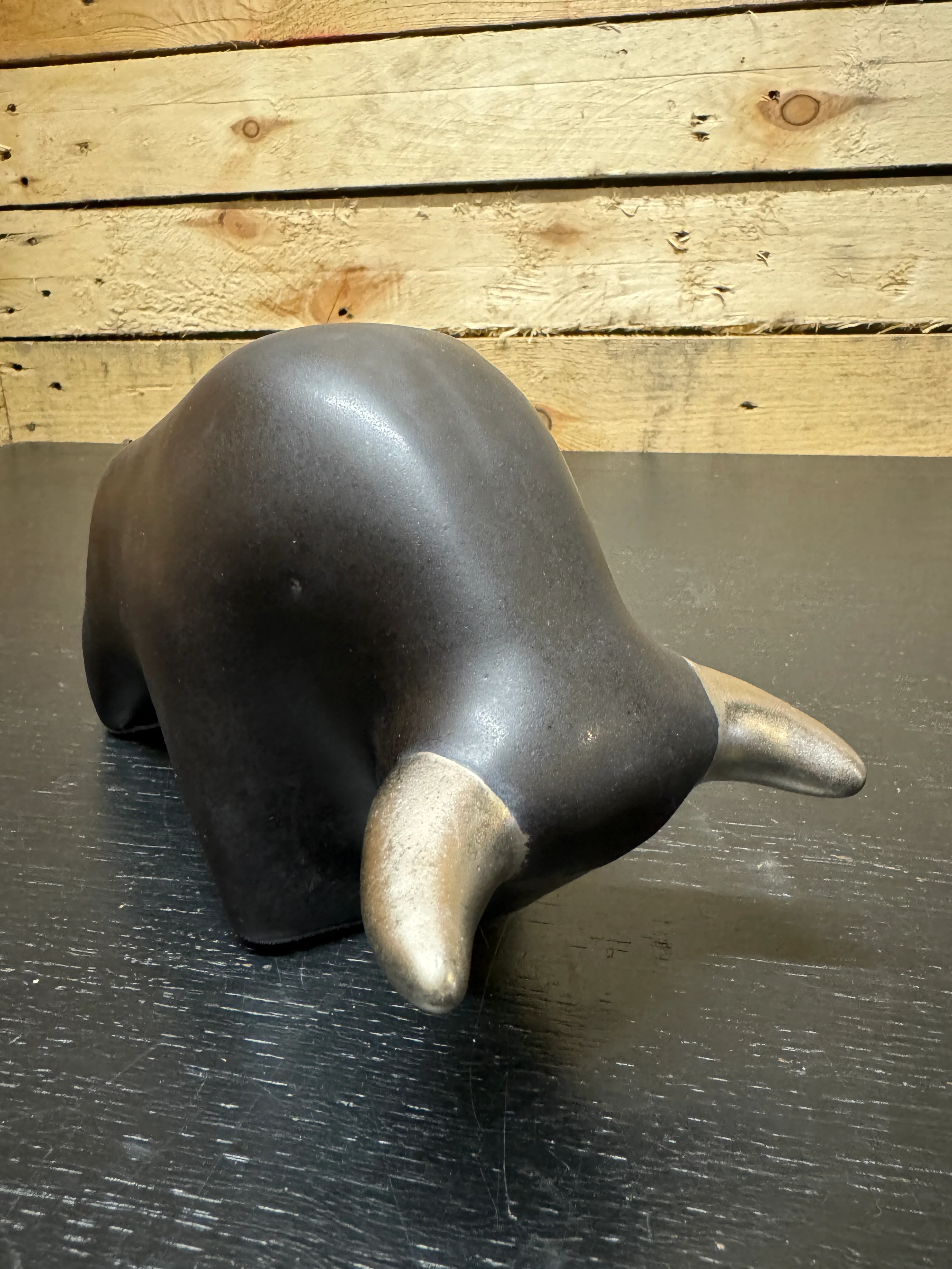 Otto Keramik Classic Ceramic Bull West German Pottery Fat Lava - Image 5