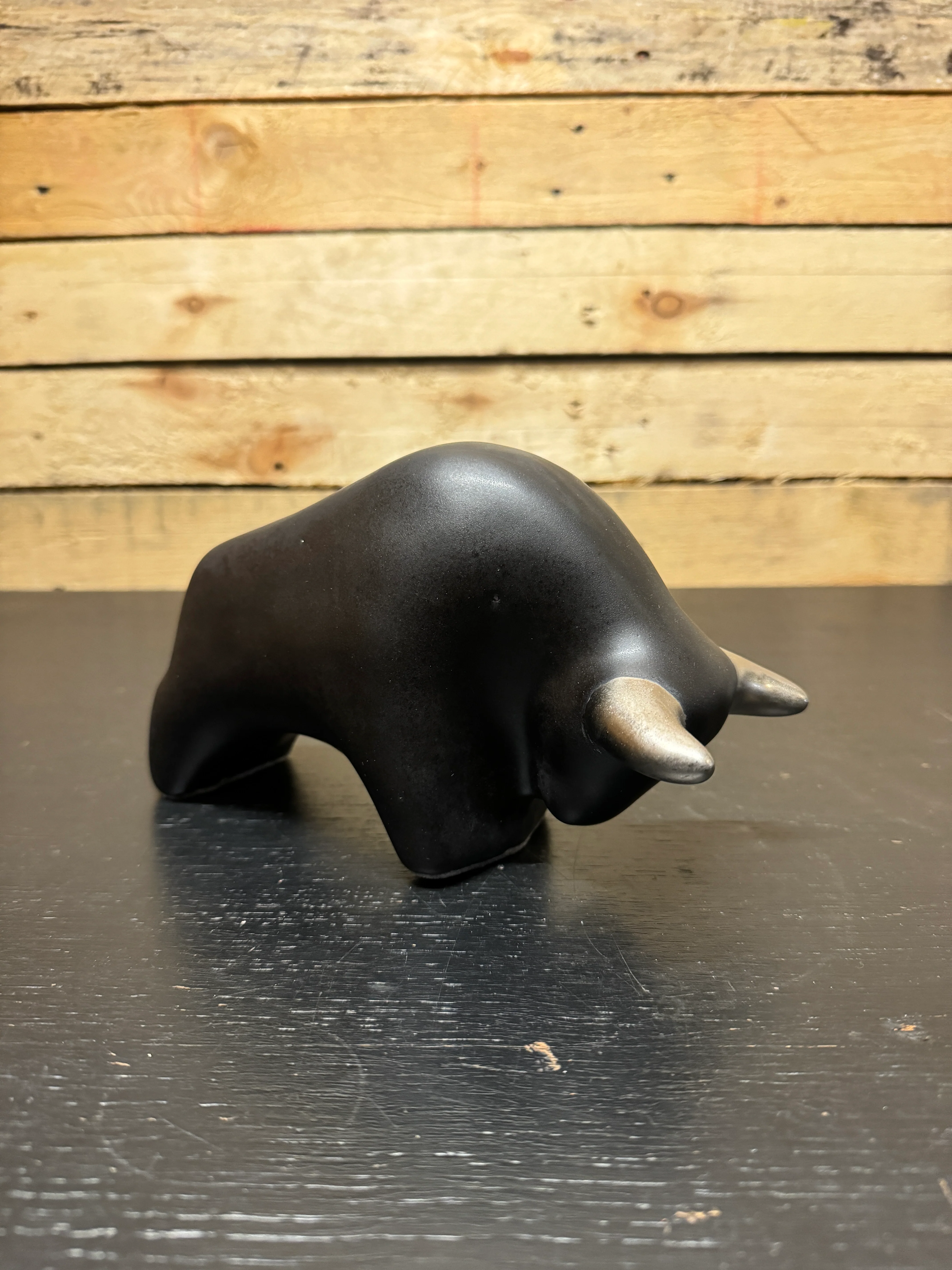 Otto Keramik Classic Ceramic Bull West German Pottery Fat Lava - Image 6