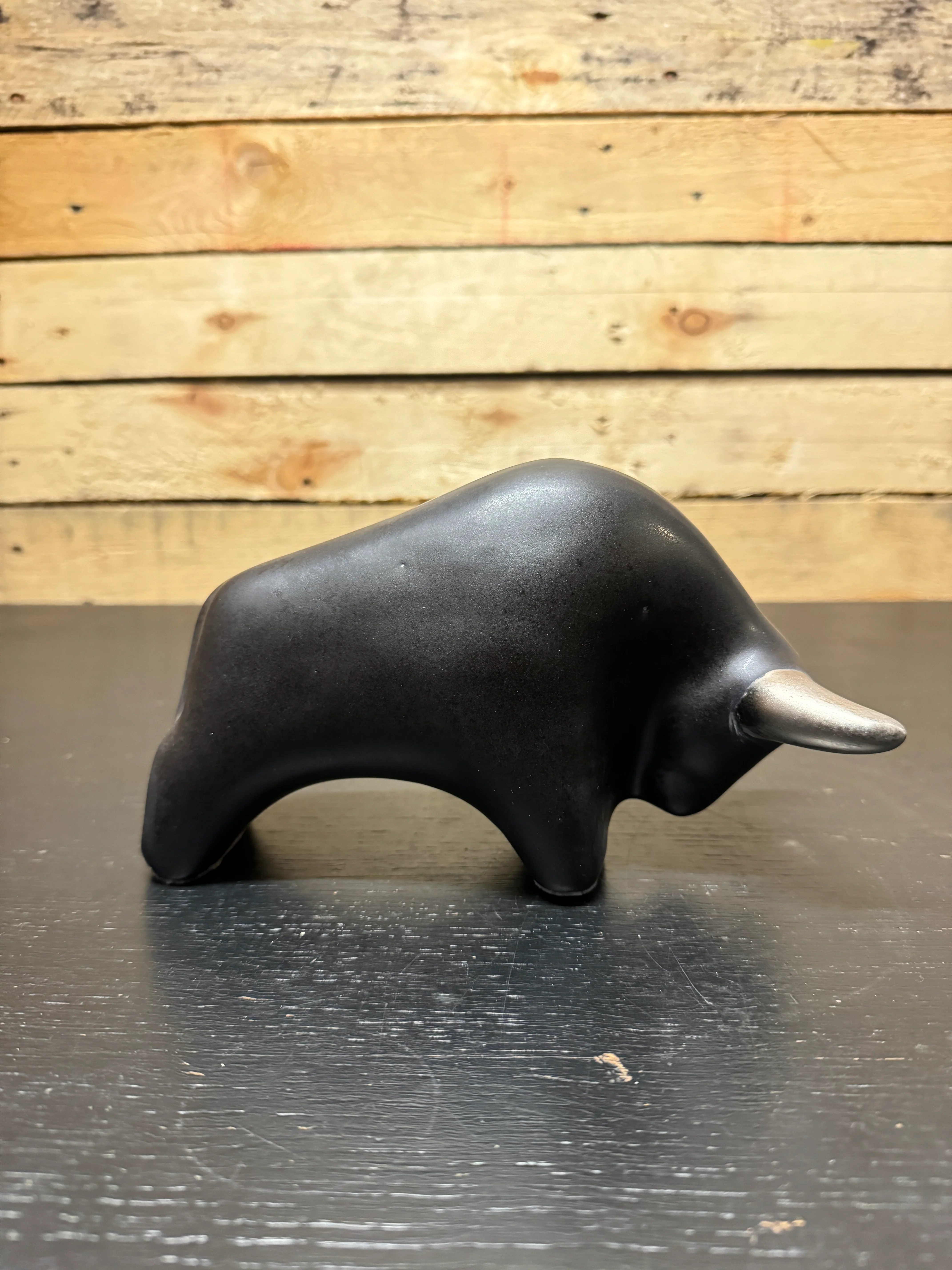 Otto Keramik Classic Ceramic Bull West German Pottery Fat Lava - Image 7