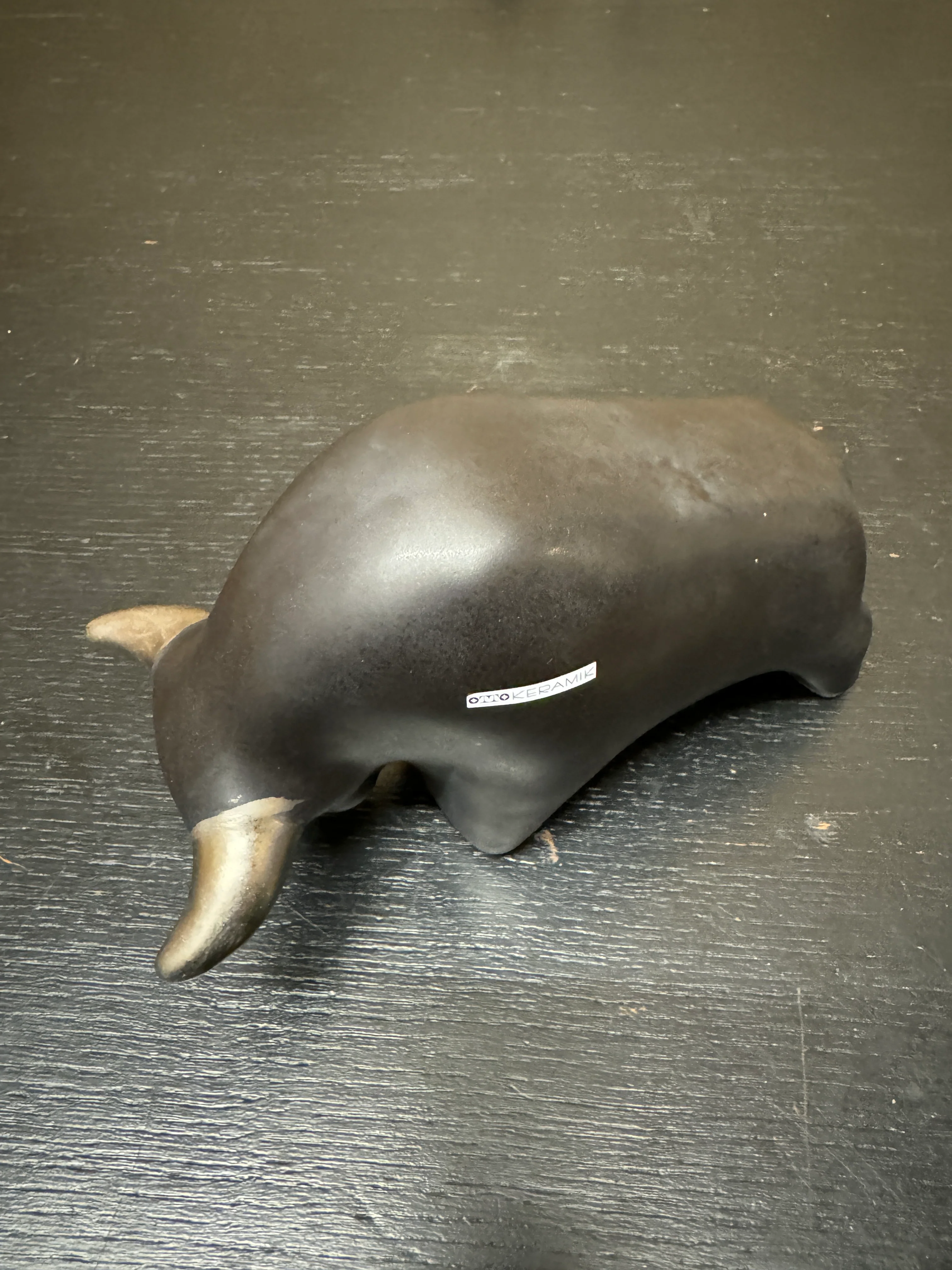 Otto Keramik Classic Ceramic Bull West German Pottery Fat Lava - Image 8
