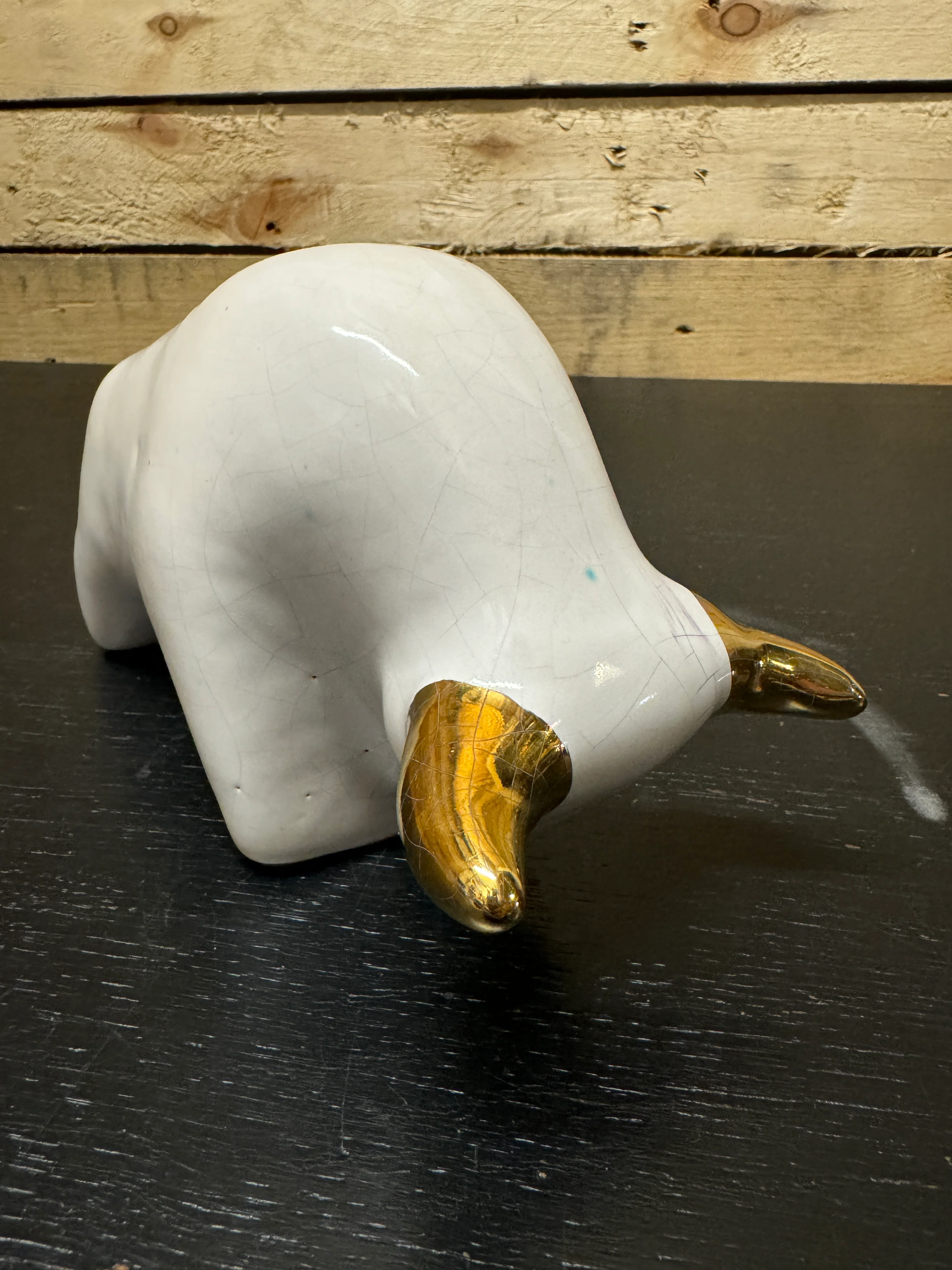 Otto Keramik Classic Ceramic Bull West German Pottery Fat Lava - Image 5