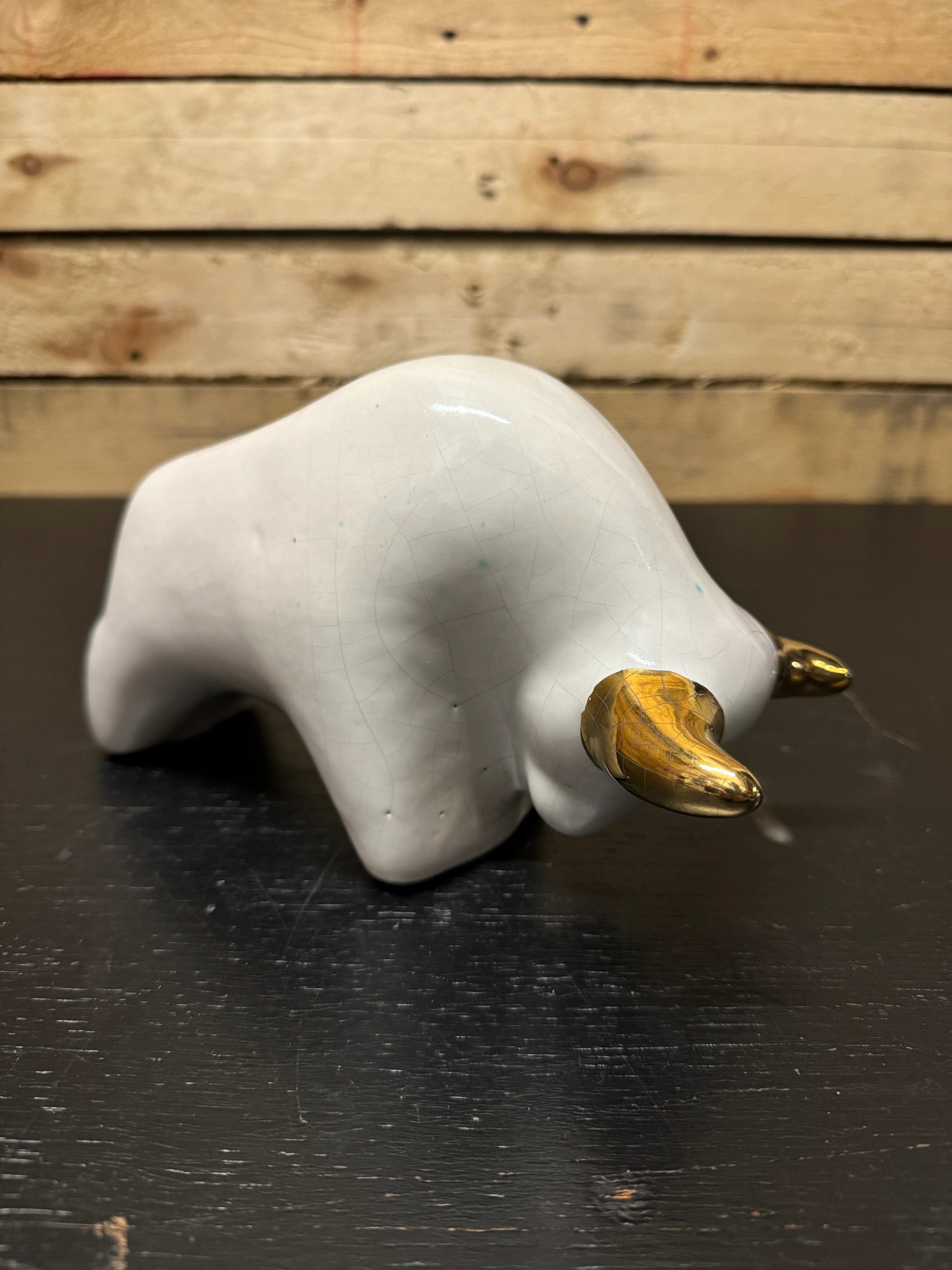 Otto Keramik Classic Ceramic Bull West German Pottery Fat Lava - Image 7