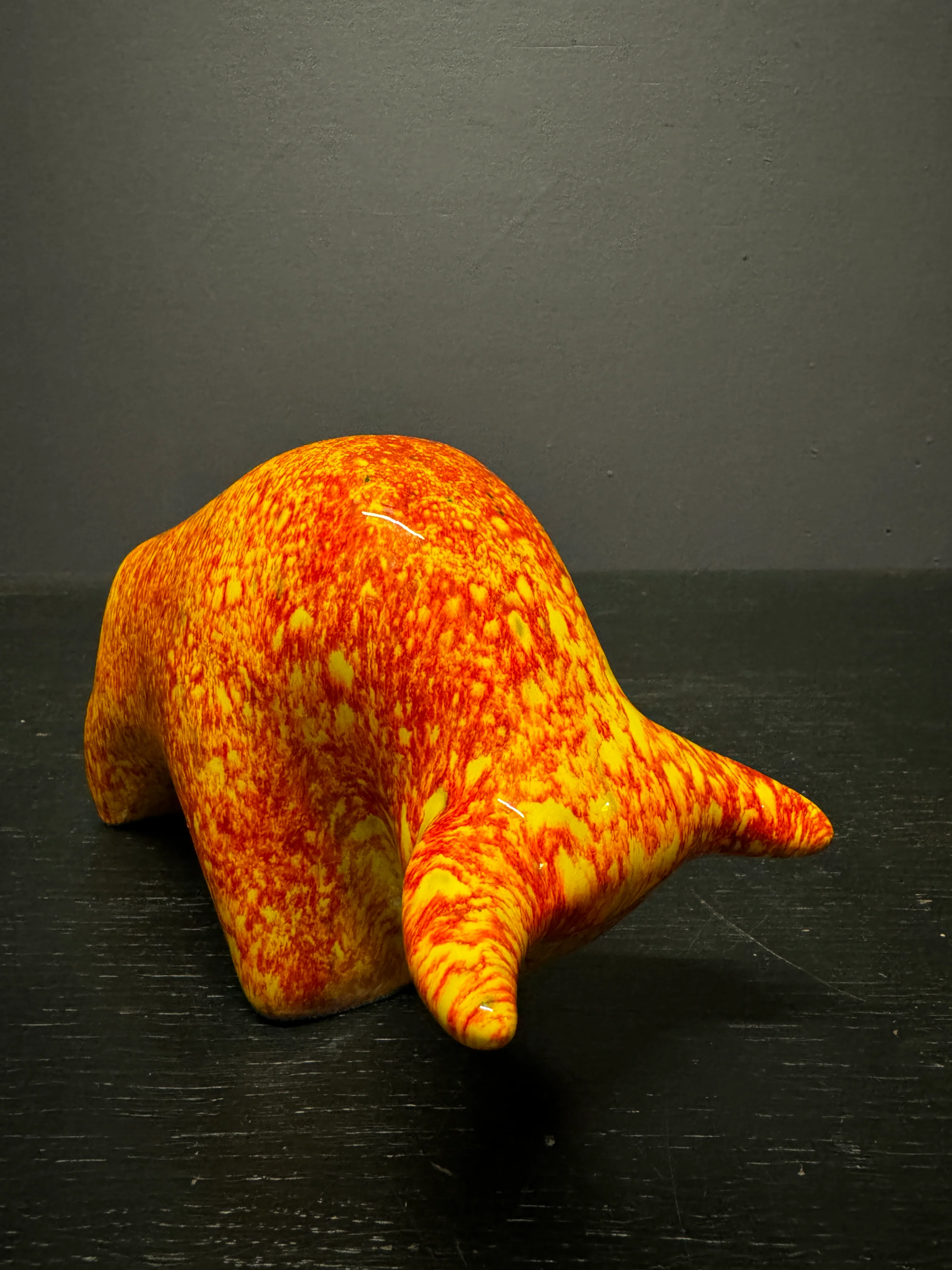 Otto Keramik Classic Ceramic Bull West German Pottery Fat Lava - Image 5