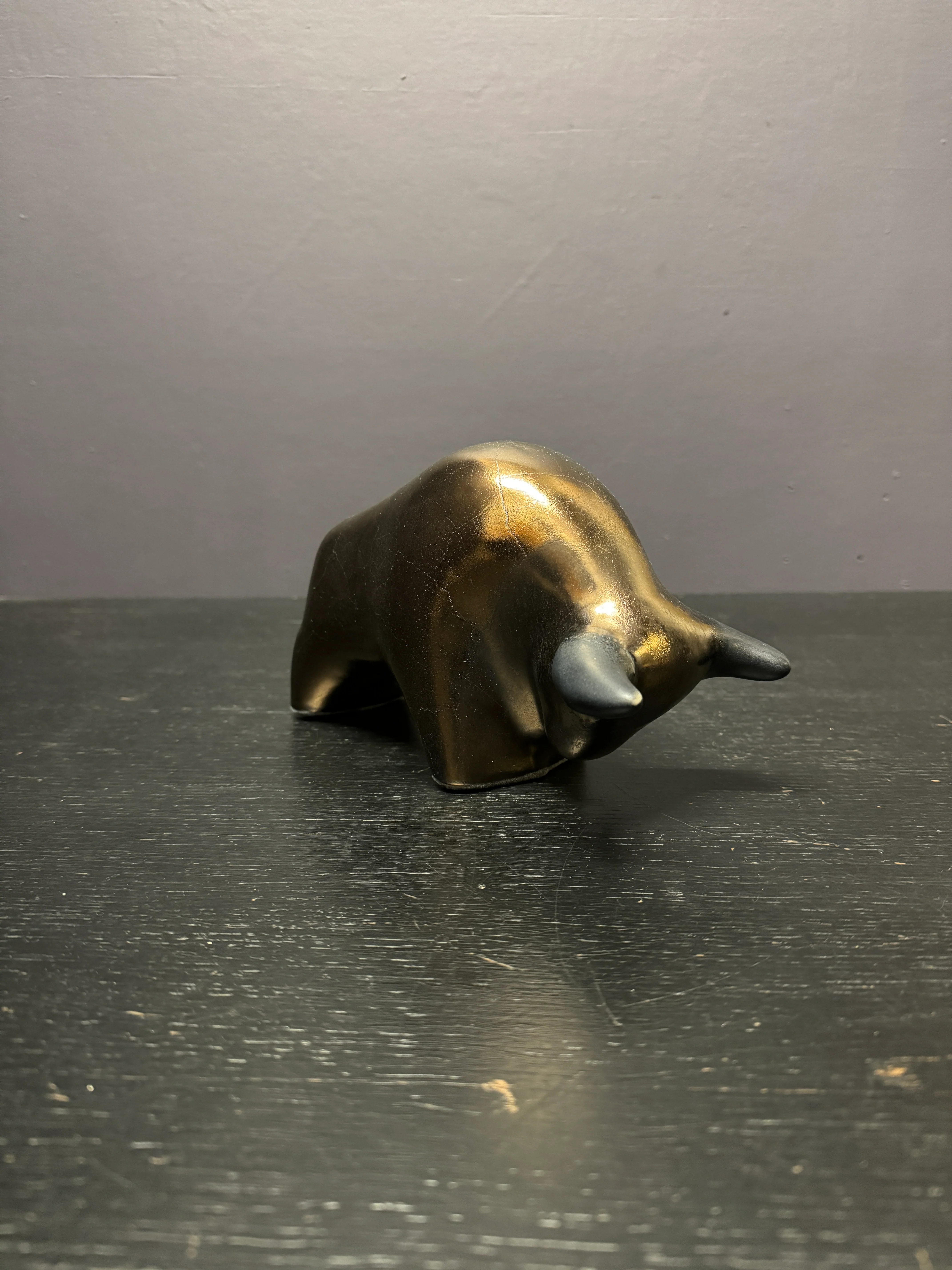 Otto Keramik Classic Ceramic Bull West German Pottery Fat Lava - Image 6