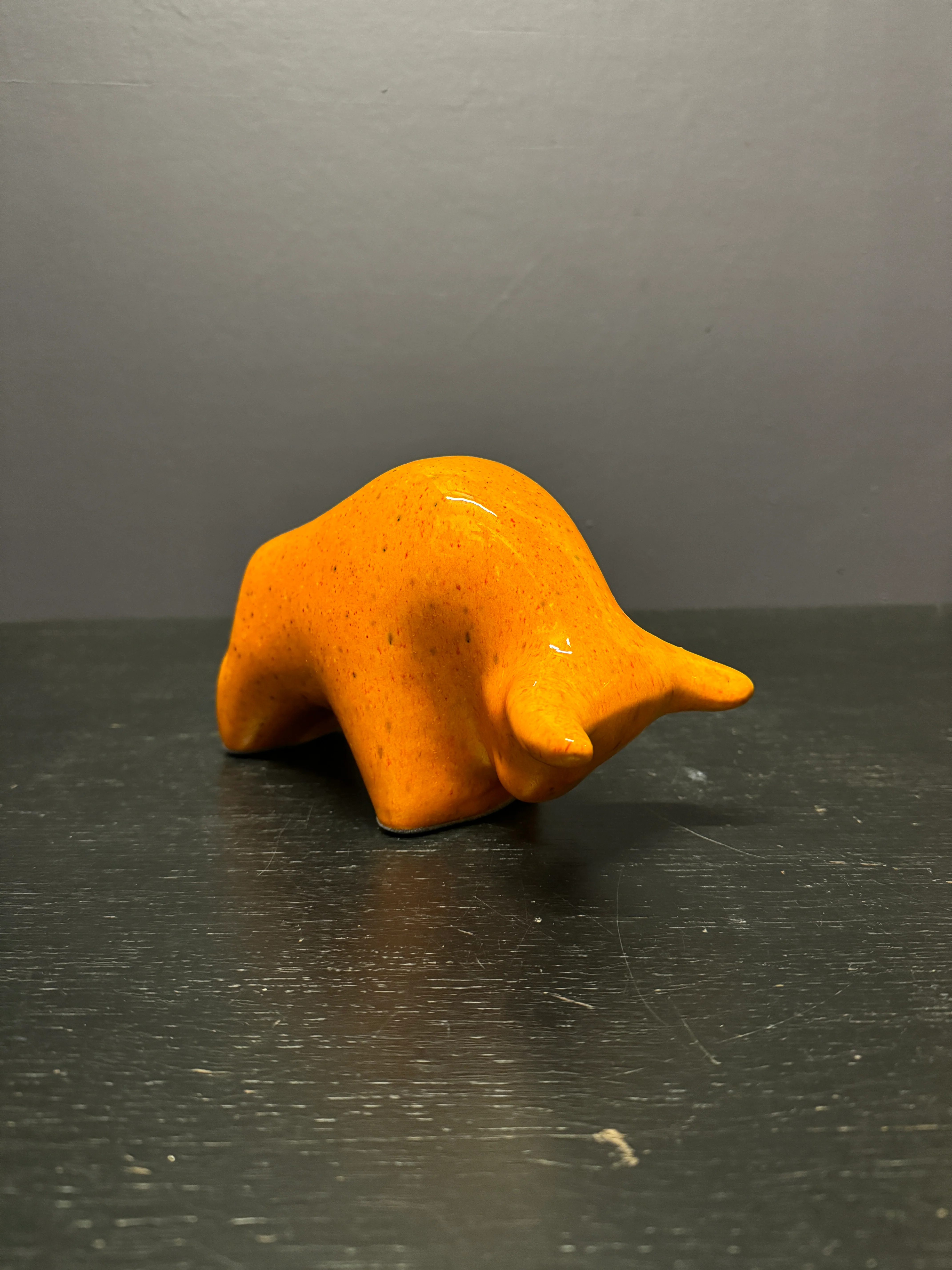 Otto Keramik Classic Ceramic Bull West German Pottery Fat Lava - Image 6