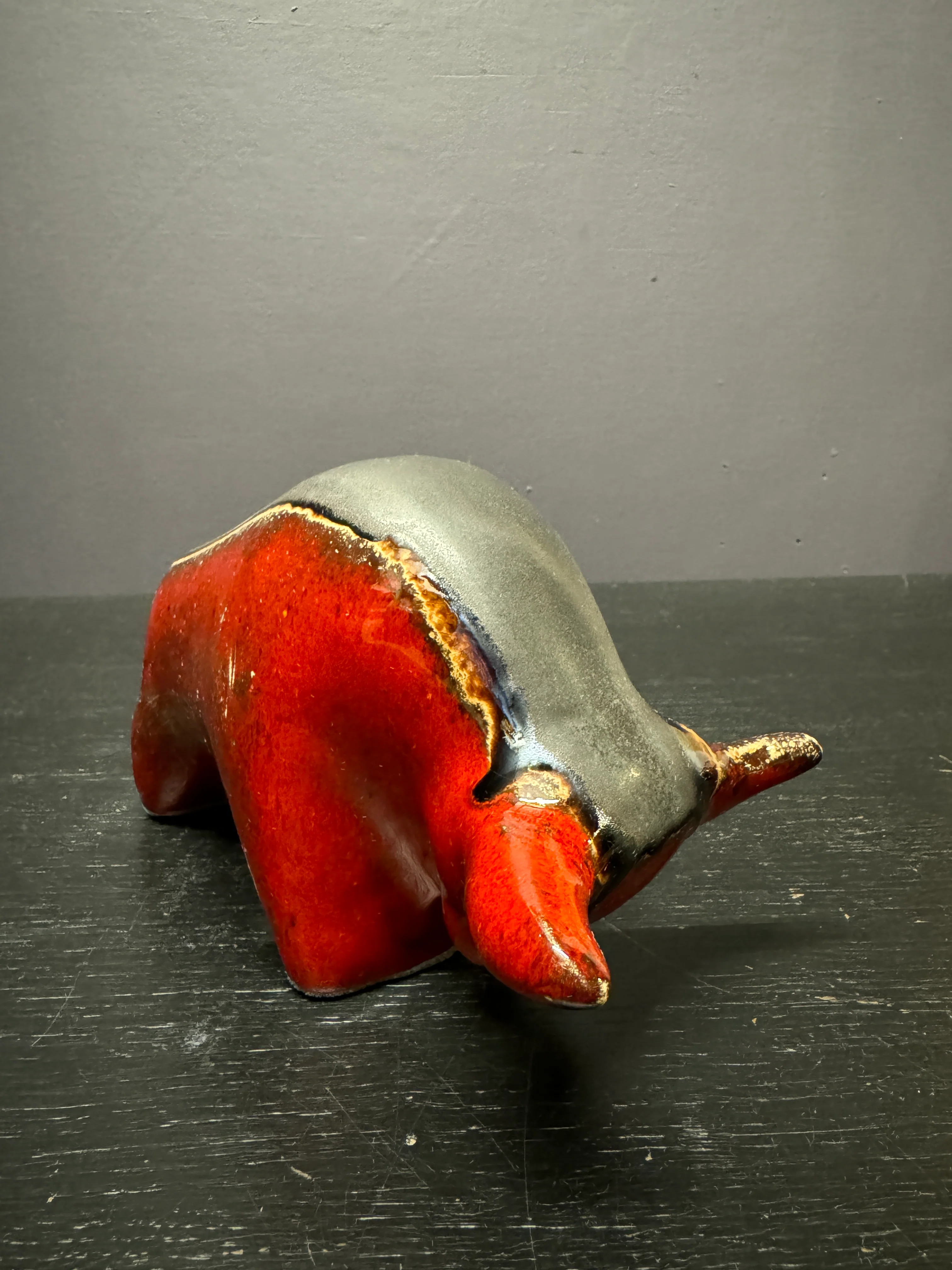 Otto Keramik Classic Ceramic Bull West German Pottery Fat Lava - Image 6