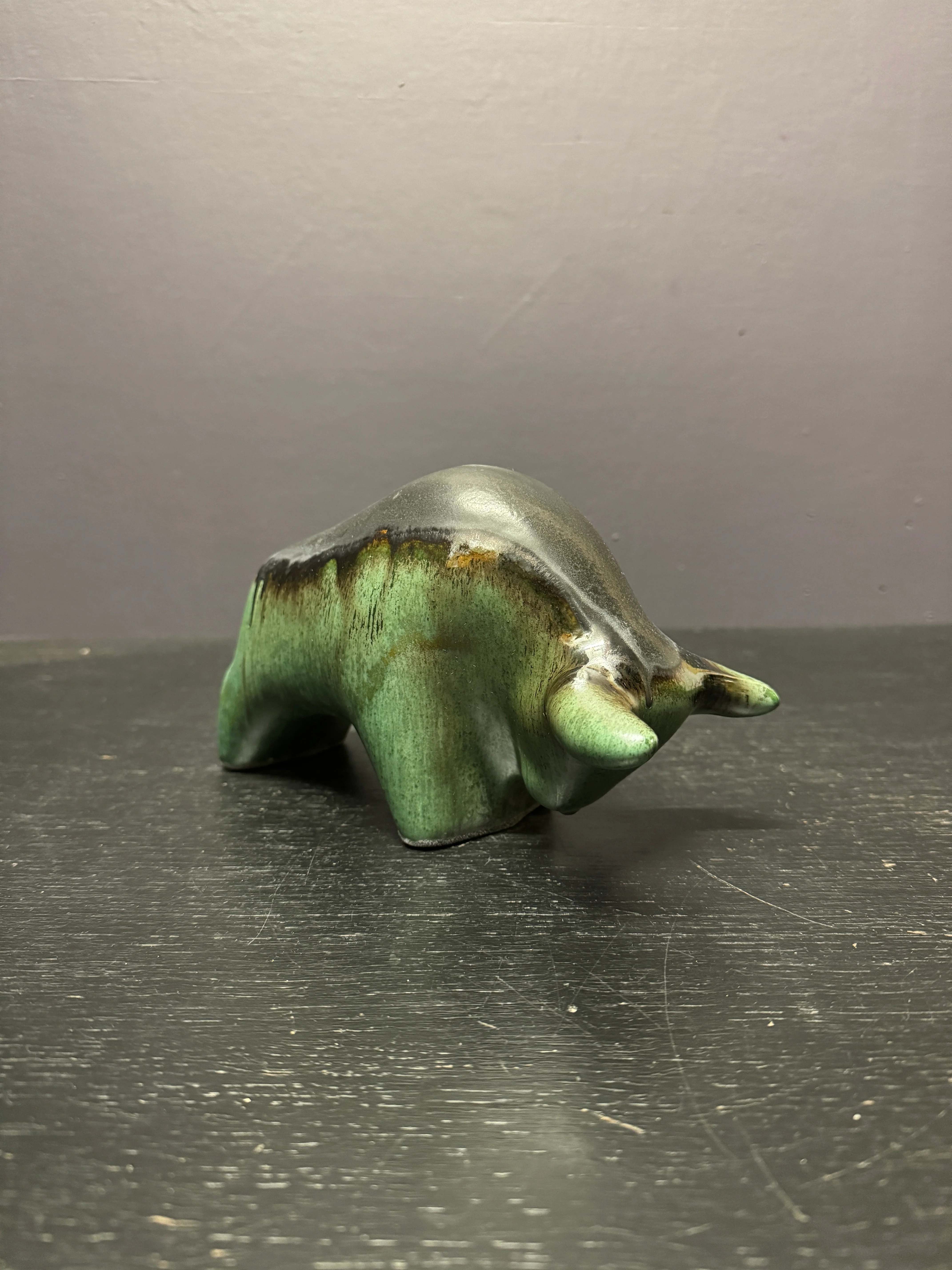 Otto Keramik Classic Ceramic Bull West German Pottery Fat Lava - Image 6