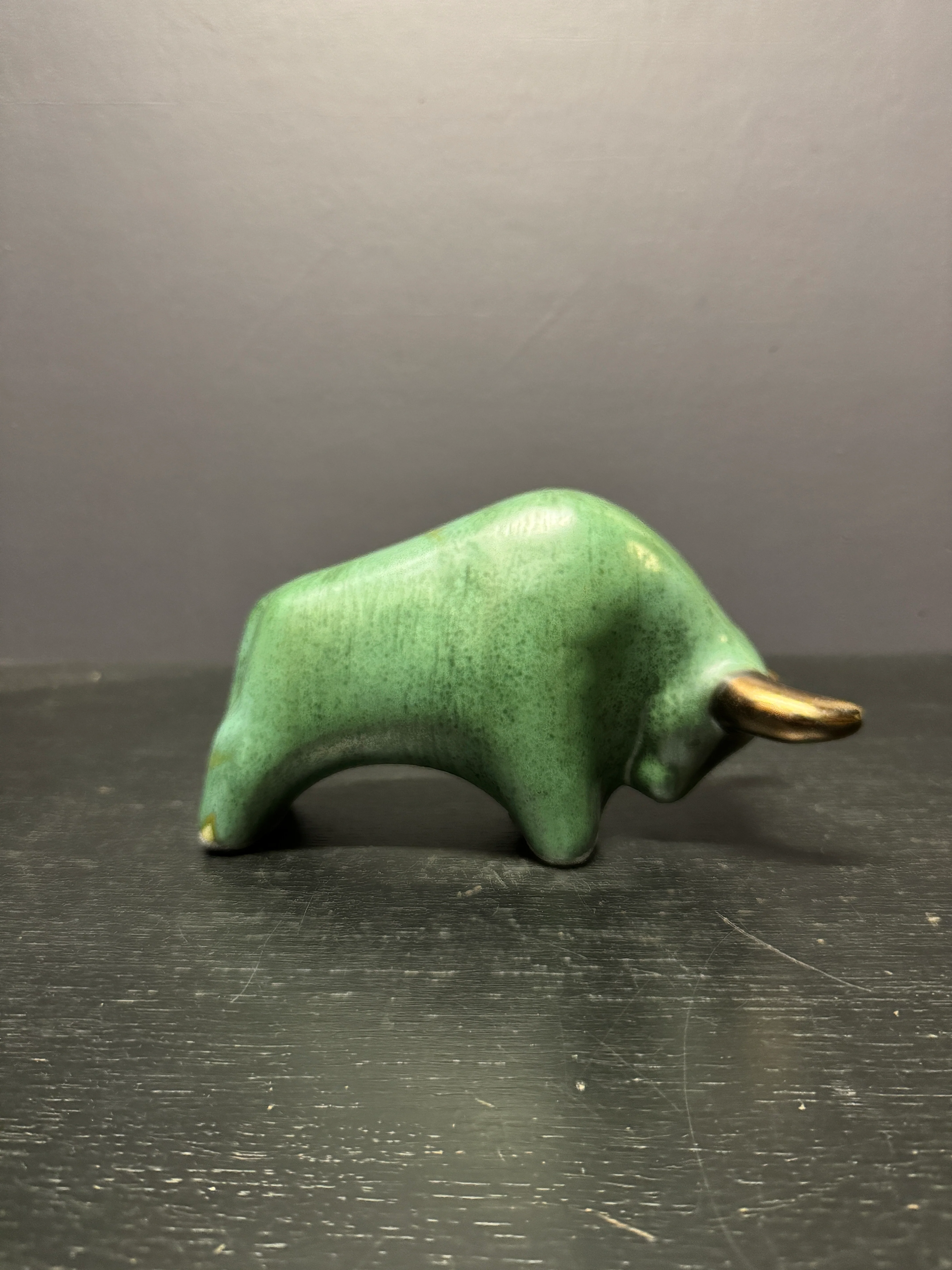 Otto Keramik Classic Ceramic Bull West German Pottery Fat Lava - Image 7