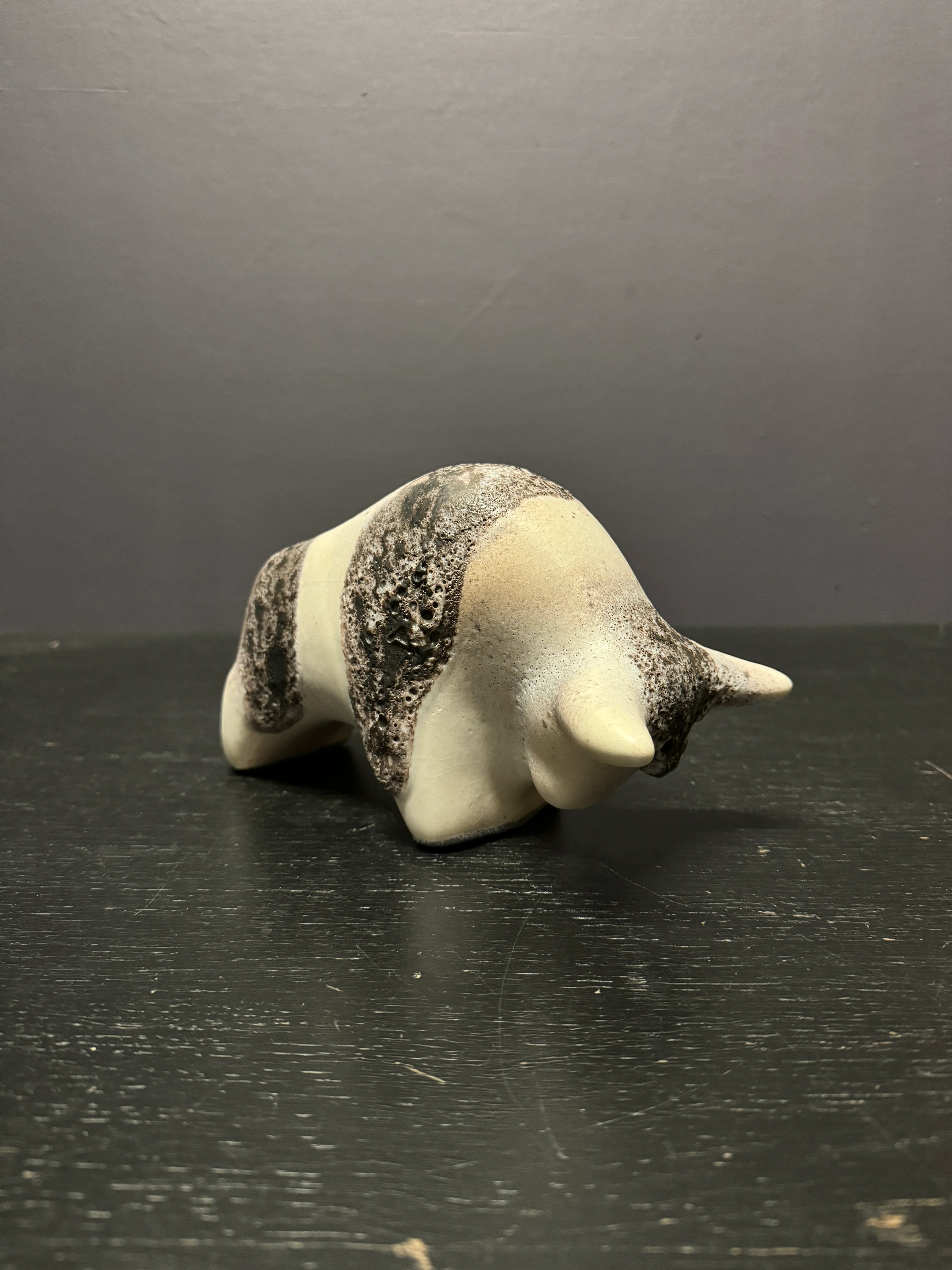 Otto Keramik Classic Ceramic Bull West German Pottery Fat Lava - Image 6
