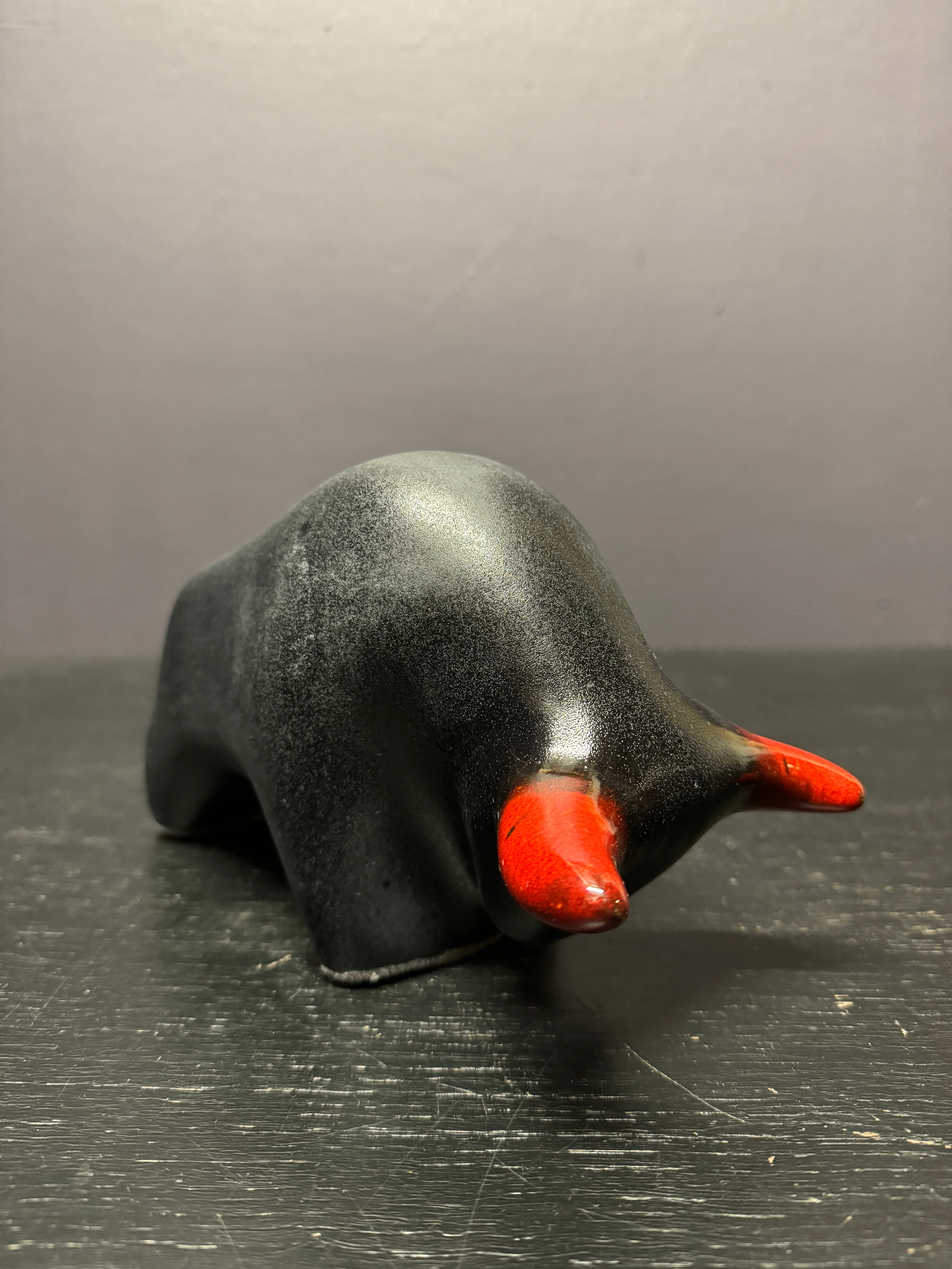 Otto Keramik Classic Ceramic Bull West German Pottery Fat Lava - Image 5