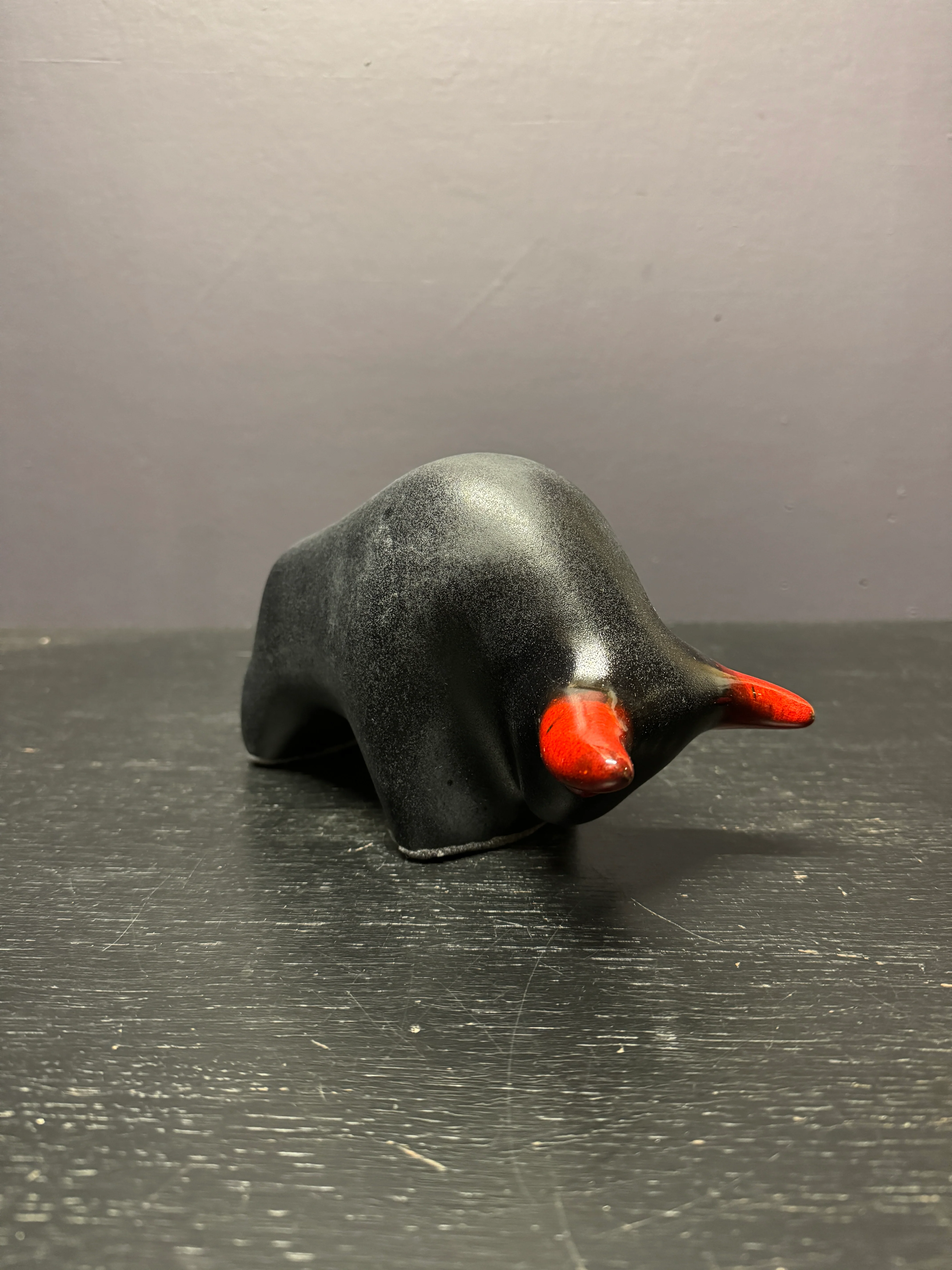 Otto Keramik Classic Ceramic Bull West German Pottery Fat Lava - Image 6