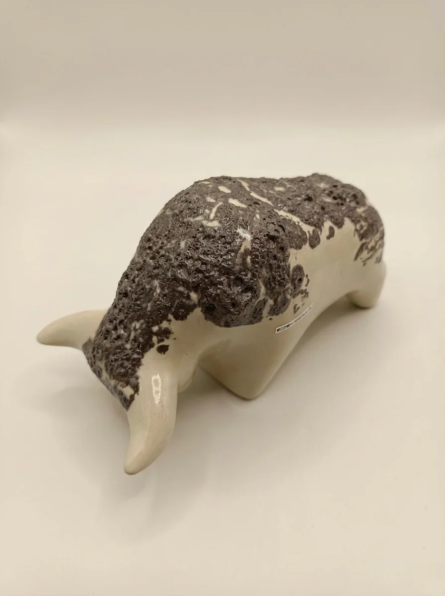 Otto Keramik Classic Ceramic Bull West German Pottery Fat Lava - Image 8