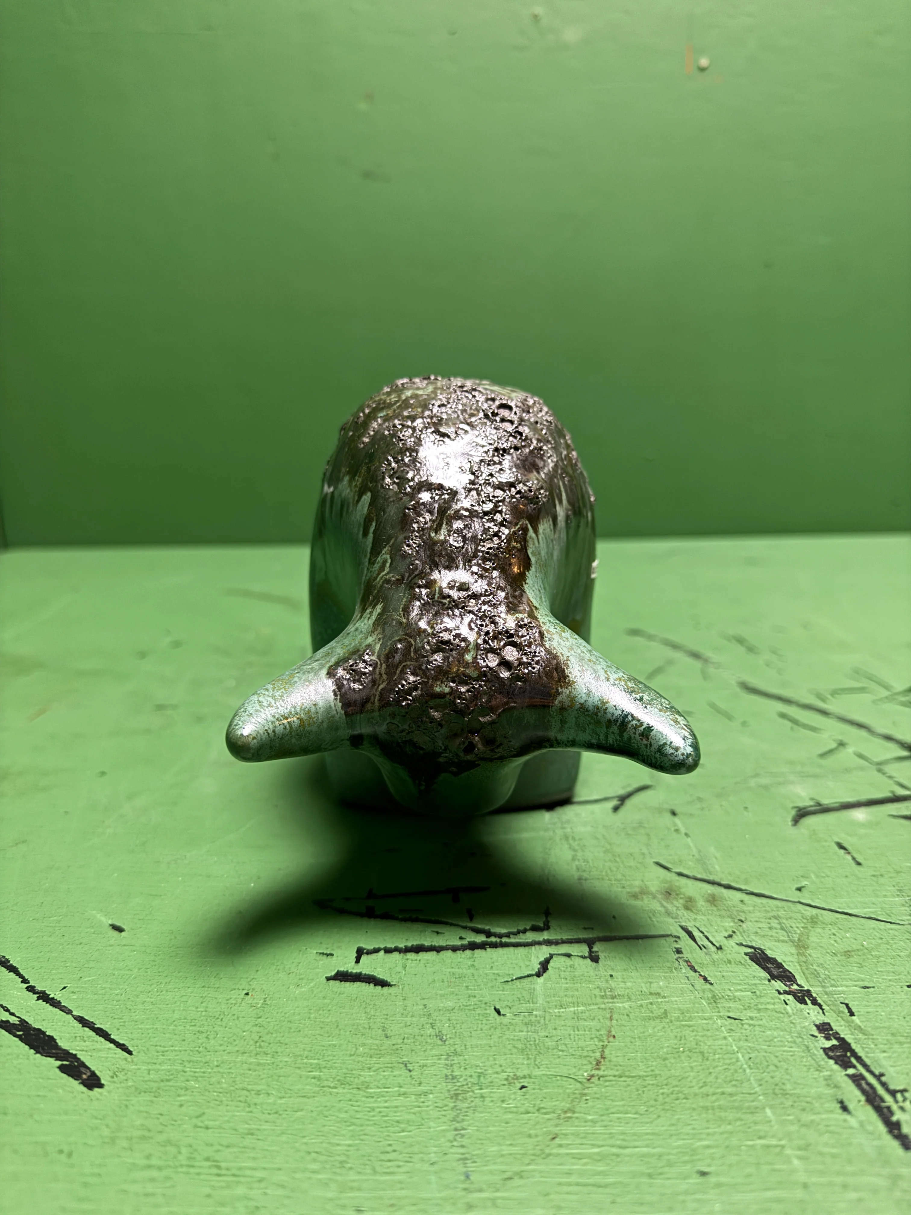 Otto Keramik Classic Ceramic Bull West German Pottery Fat Lava - Image 4