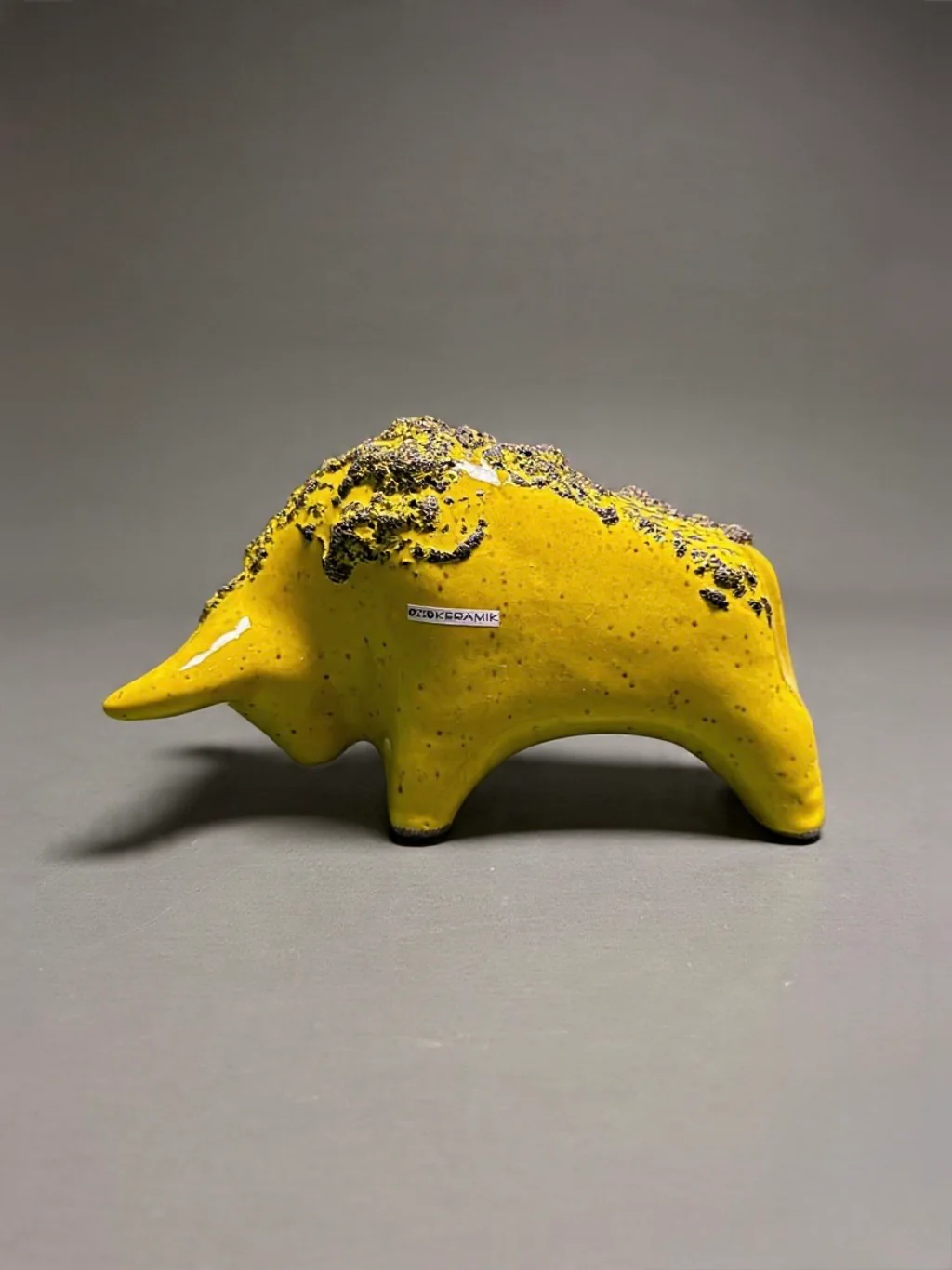Otto Keramik Classic Ceramic Bull West German Pottery Fat Lava