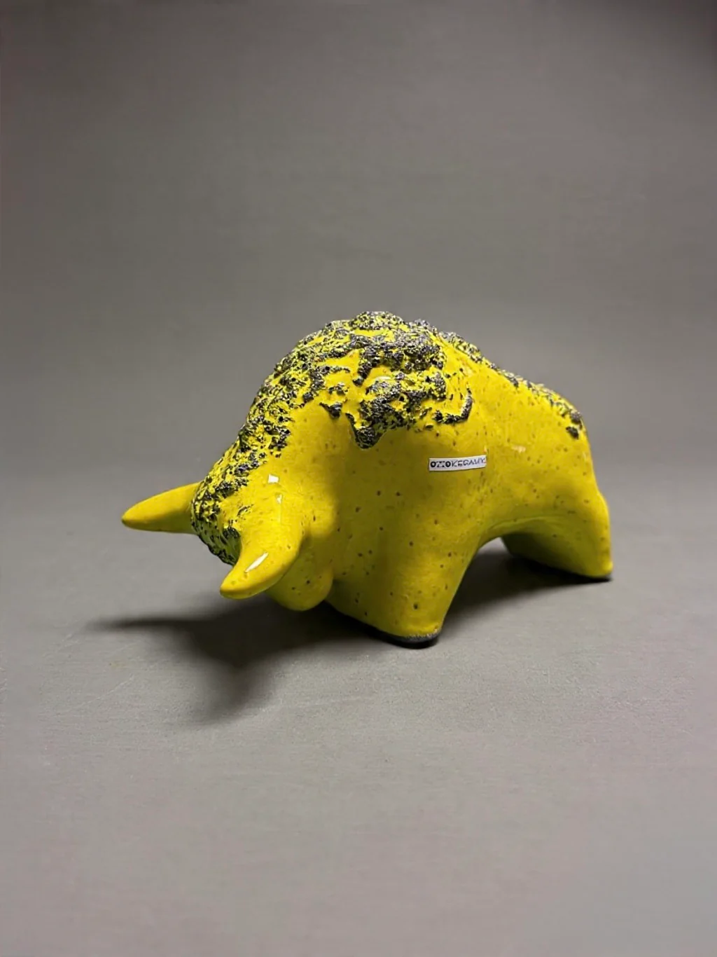 Otto Keramik Classic Ceramic Bull West German Pottery Fat Lava - Image 2