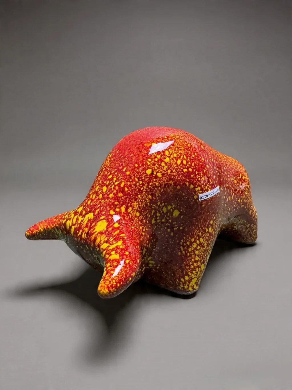 Otto Keramik Classic Ceramic Bull West German Pottery Fat Lava - Image 3