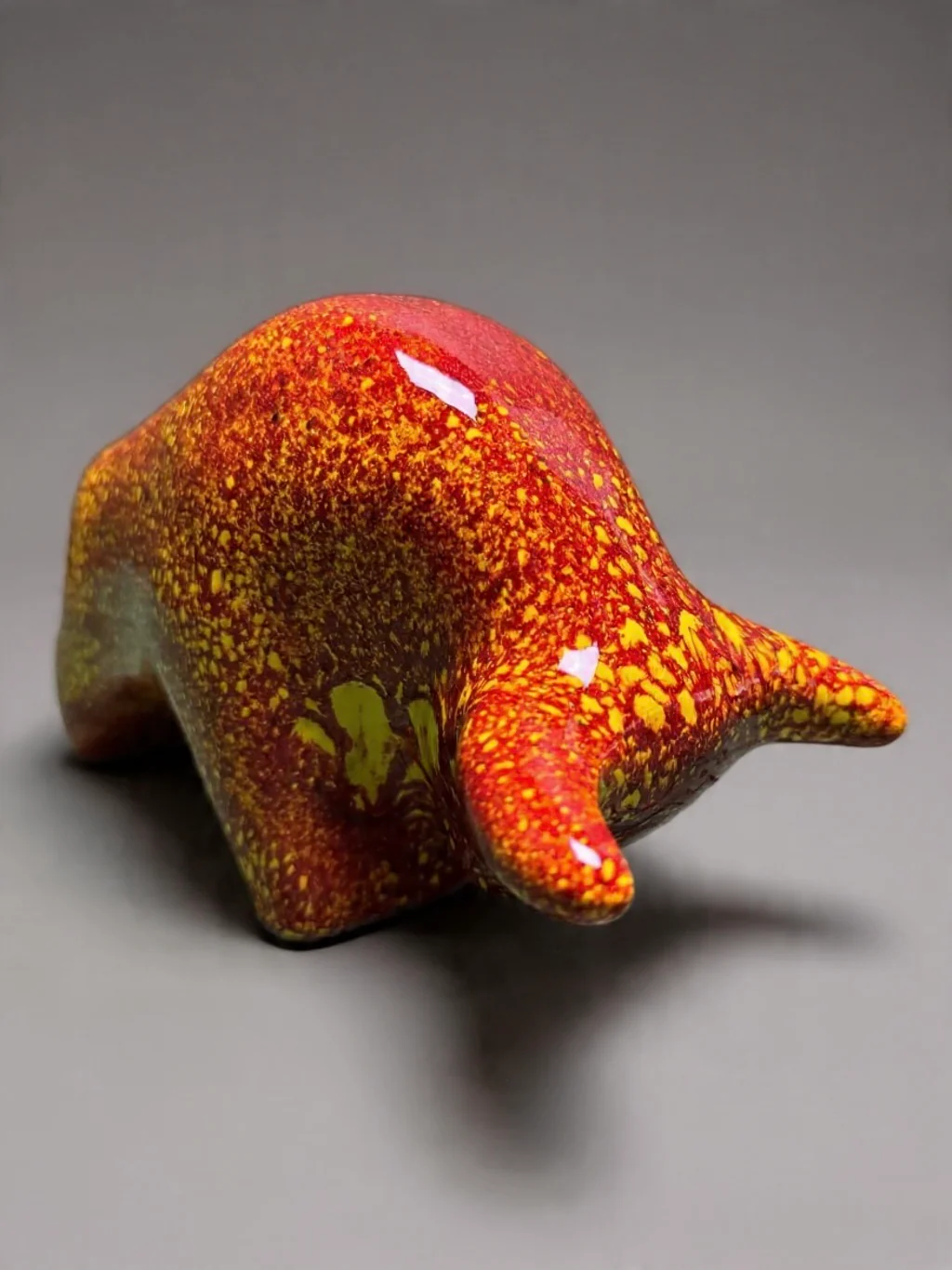 Otto Keramik Classic Ceramic Bull West German Pottery Fat Lava - Image 5