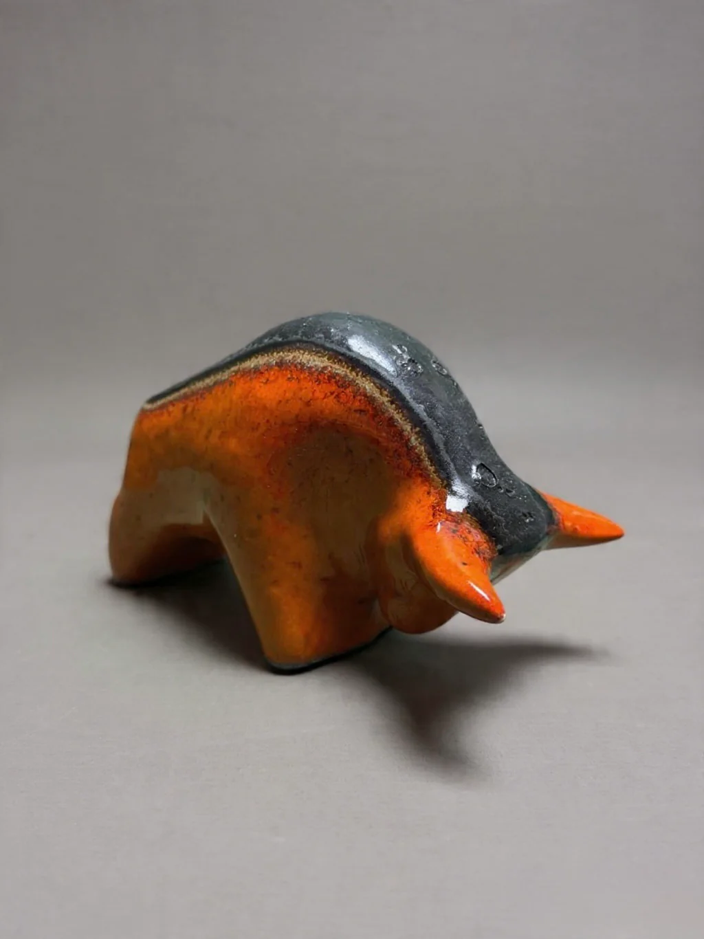 Otto Keramik Classic Ceramic Bull West German Pottery Fat Lava - Image 6