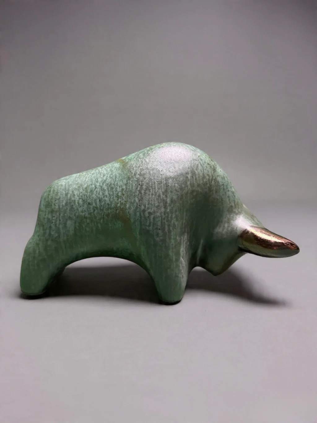 Otto Keramik Classic Ceramic Bull West German Pottery Fat Lava - Image 5