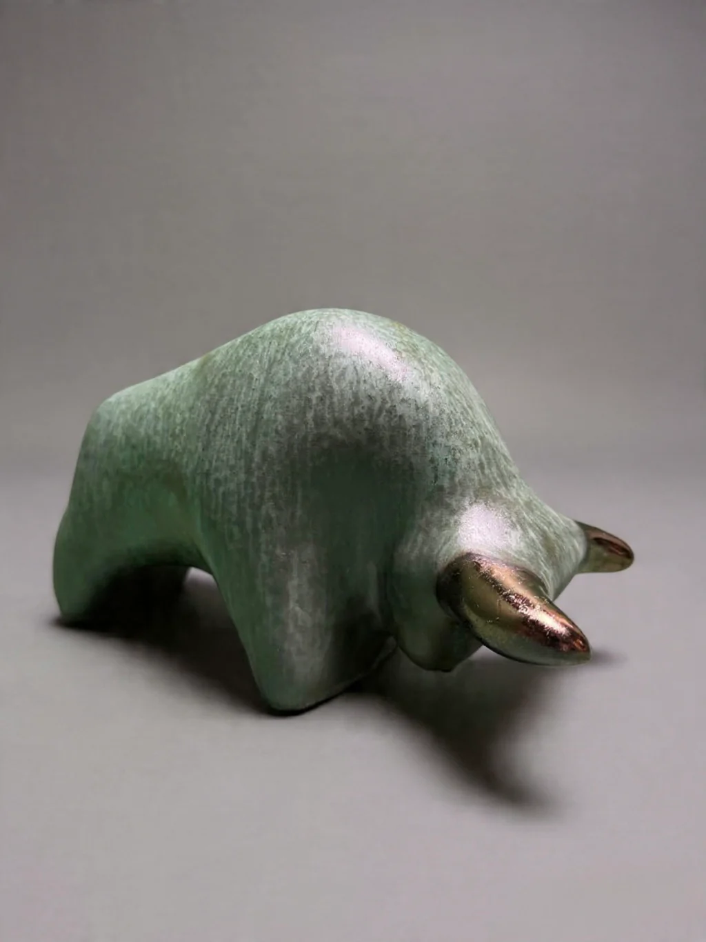 Otto Keramik Classic Ceramic Bull West German Pottery Fat Lava - Image 6