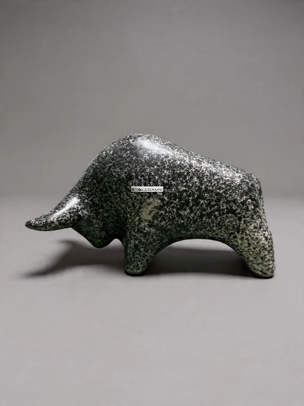 Otto Keramik Classic Ceramic Bull West German Pottery Fat Lava