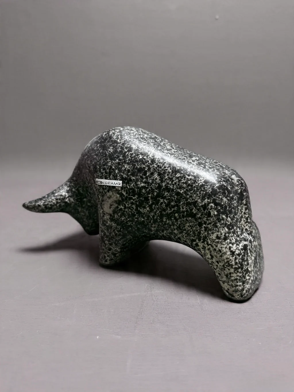 Otto Keramik Classic Ceramic Bull West German Pottery Fat Lava - Image 8