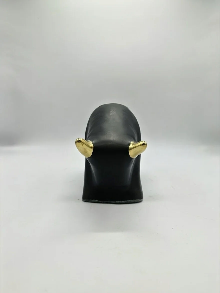 Otto Keramik Gold Edition Ceramic Bull West German Pottery Fat Lava - Image 4