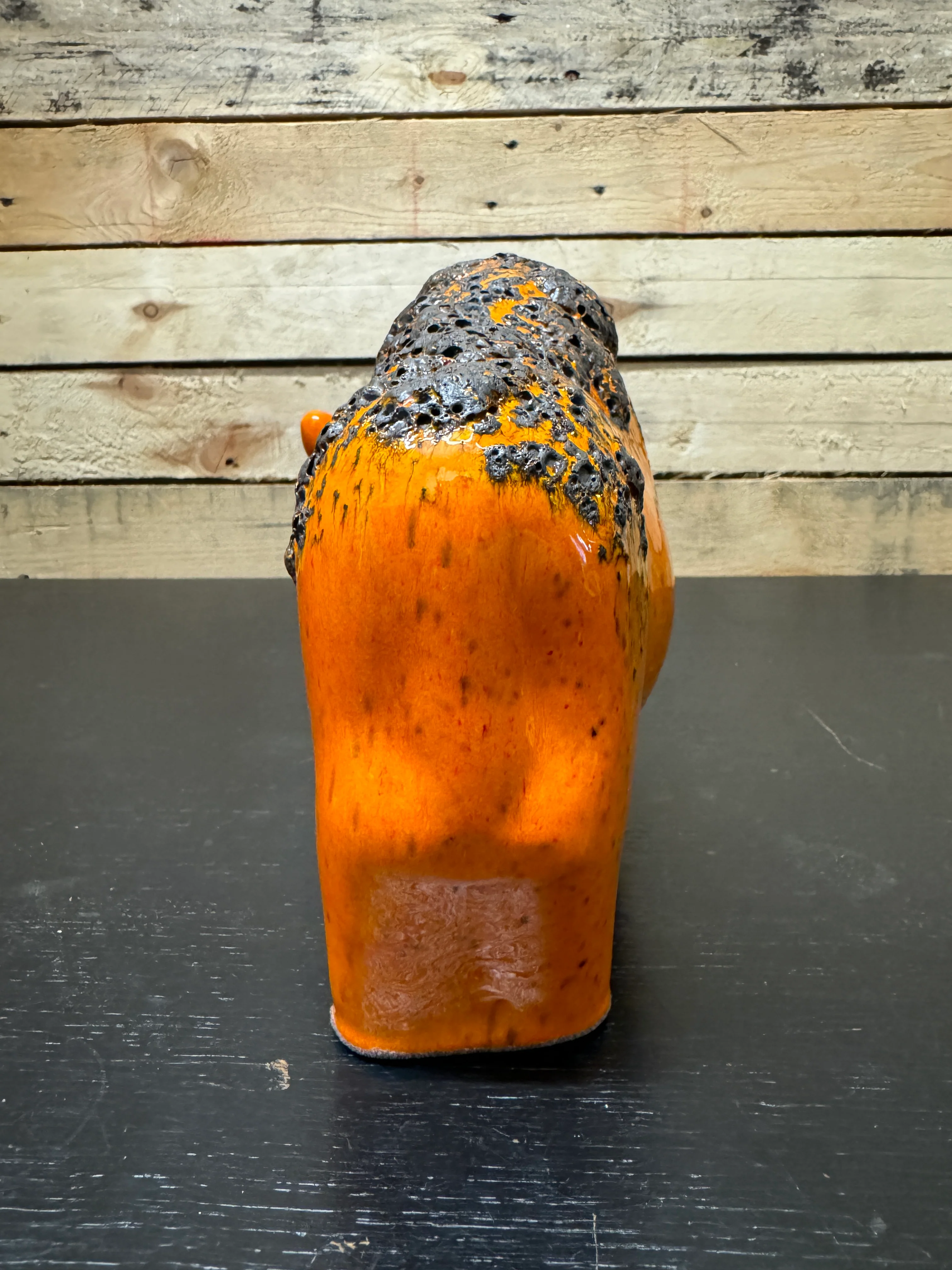 Otto Keramik Large Ceramic Bison West German Pottery Fat Lava - Image 10