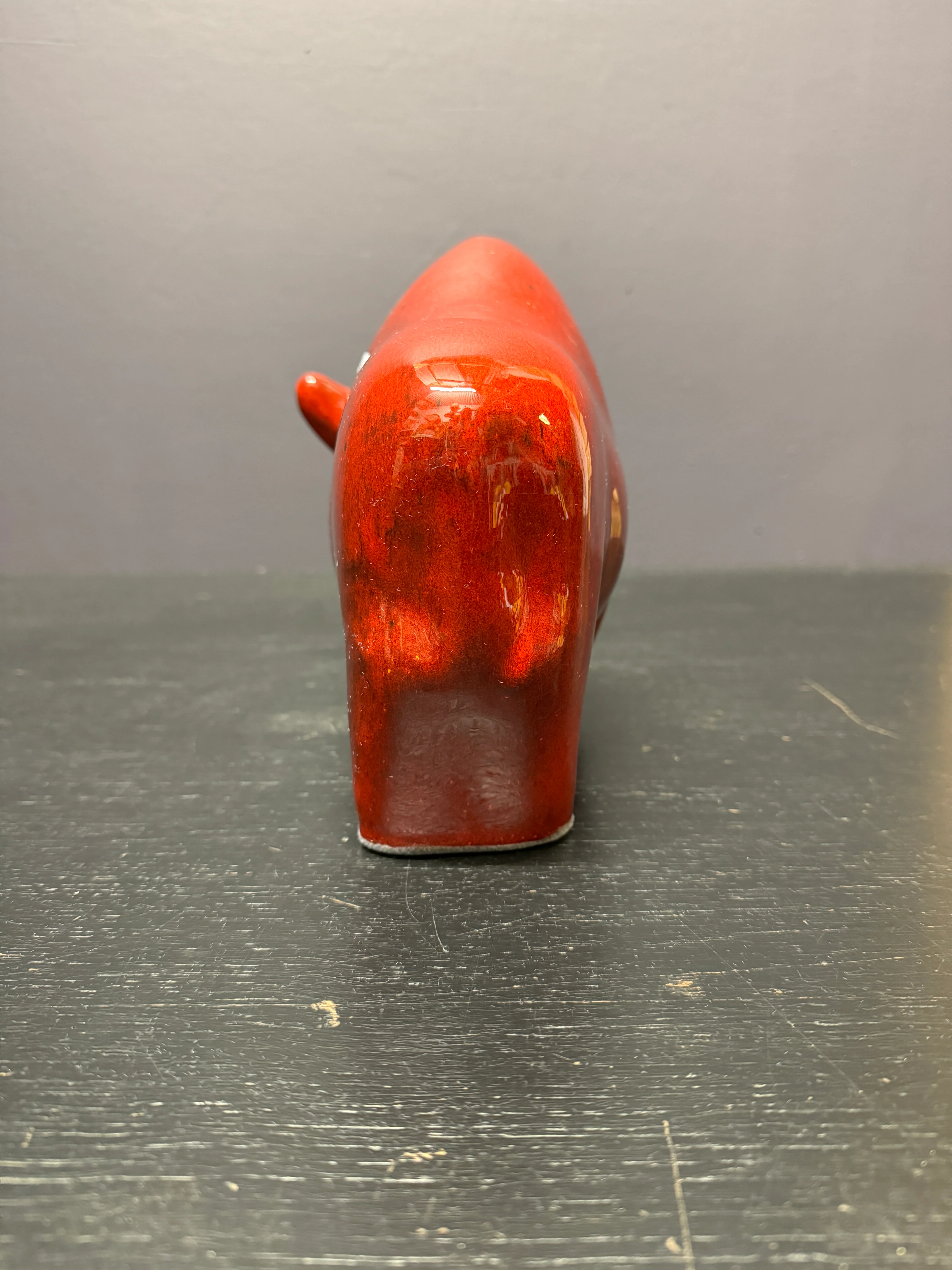 Otto Keramik Large Ceramic Bison West German Pottery Fat Lava - Image 10