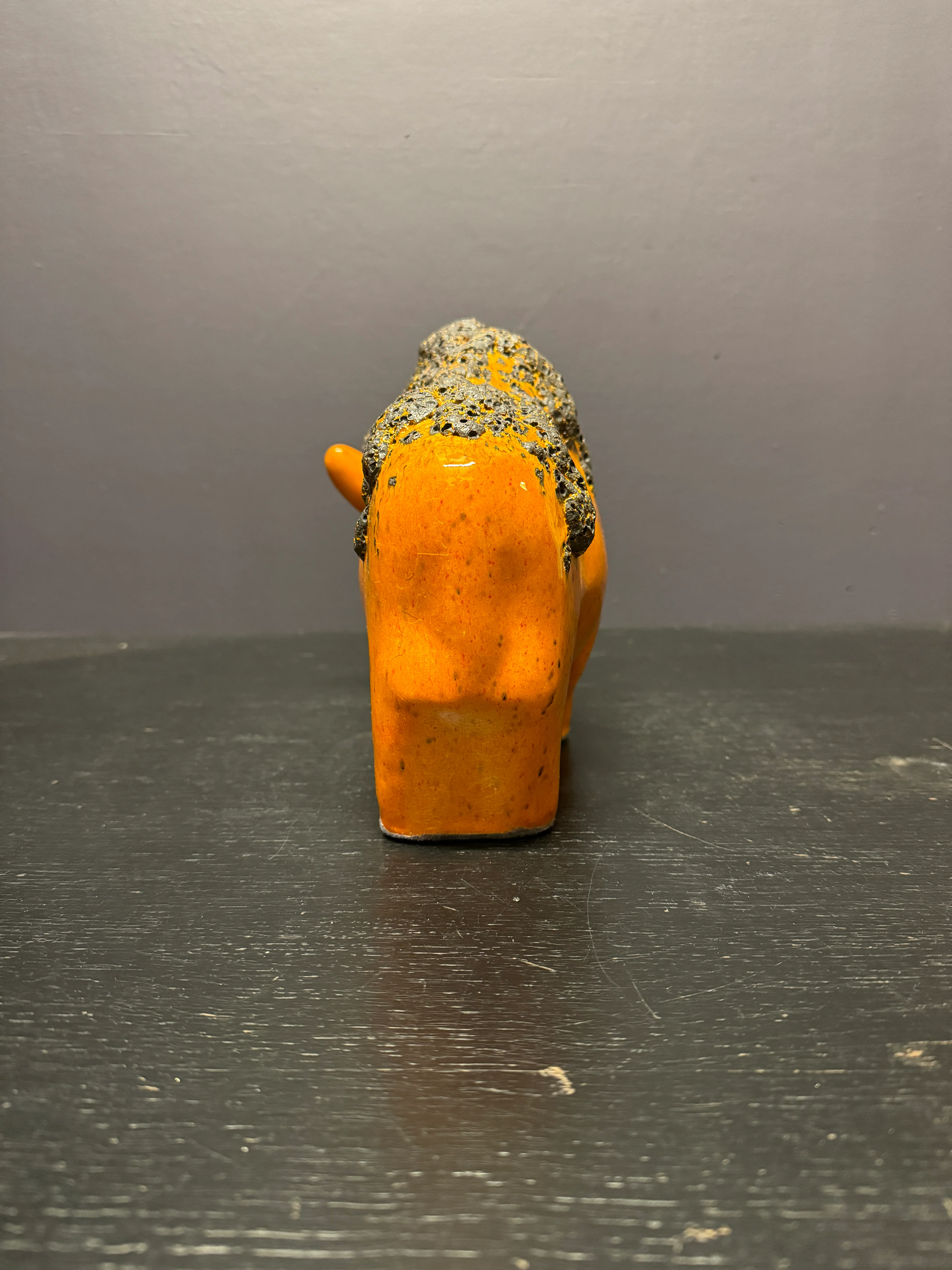 Otto Keramik Large Ceramic Bison West German Pottery Fat Lava - Image 10