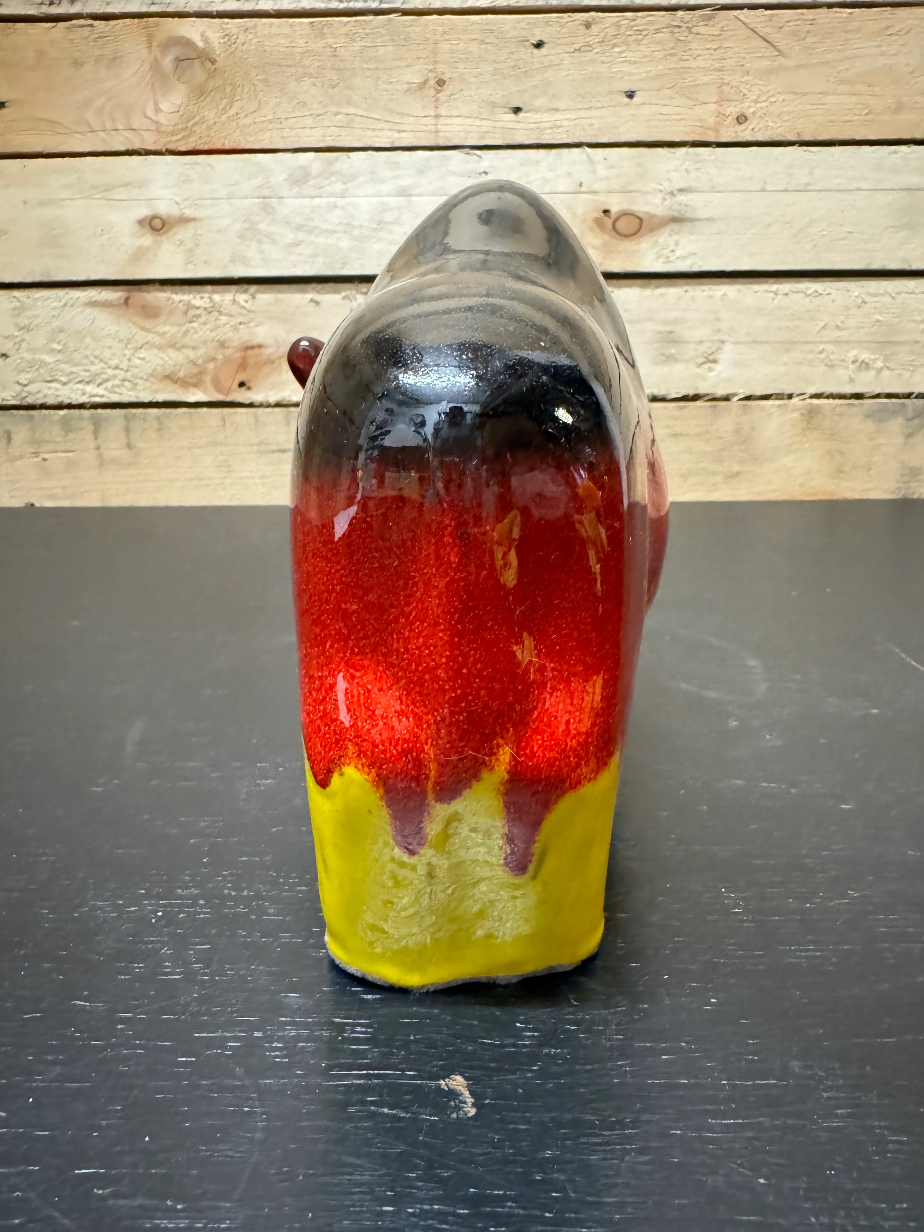 Otto Keramik Large Ceramic Bison West German Pottery Fat Lava - Image 10