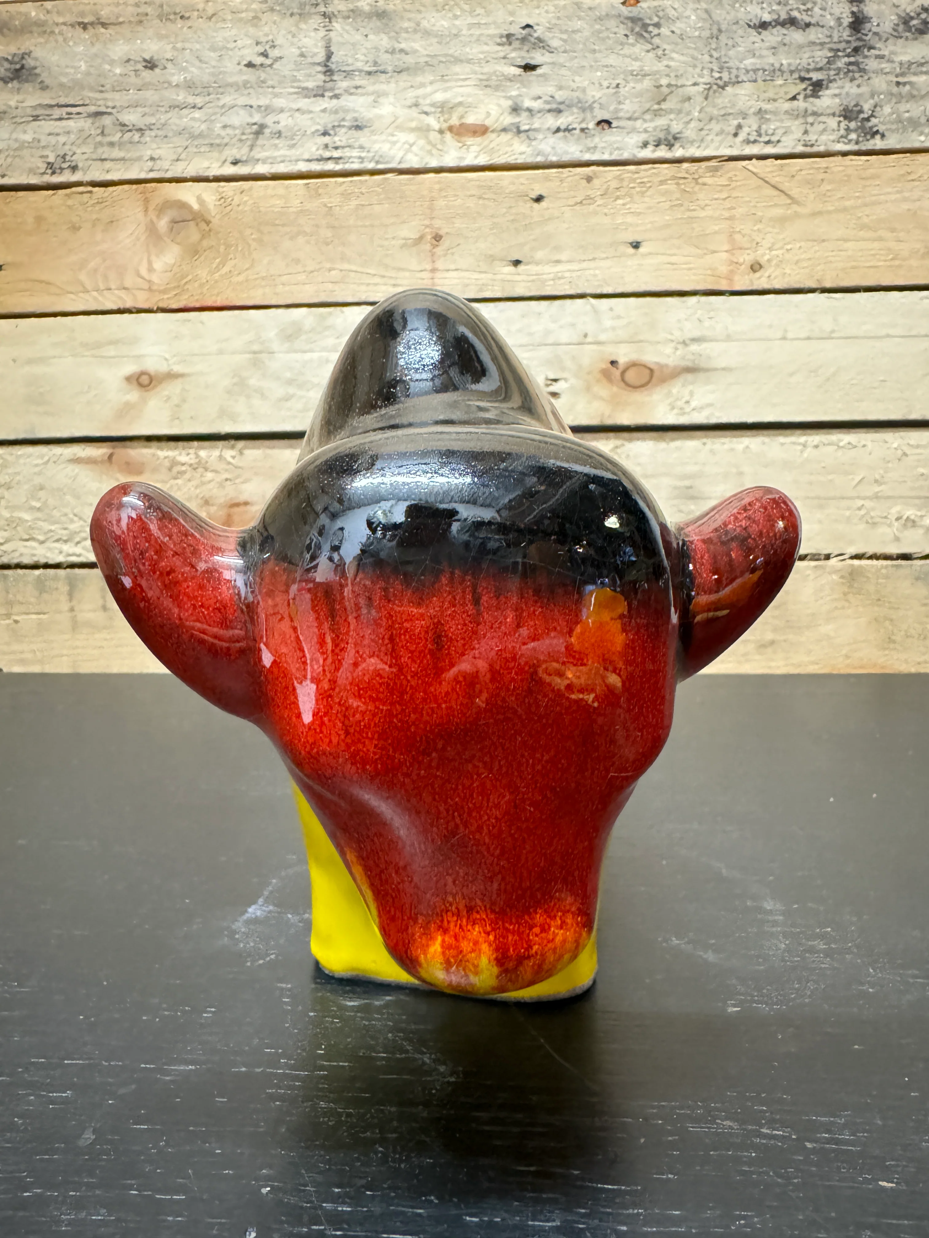 Otto Keramik Large Ceramic Bison West German Pottery Fat Lava - Image 4