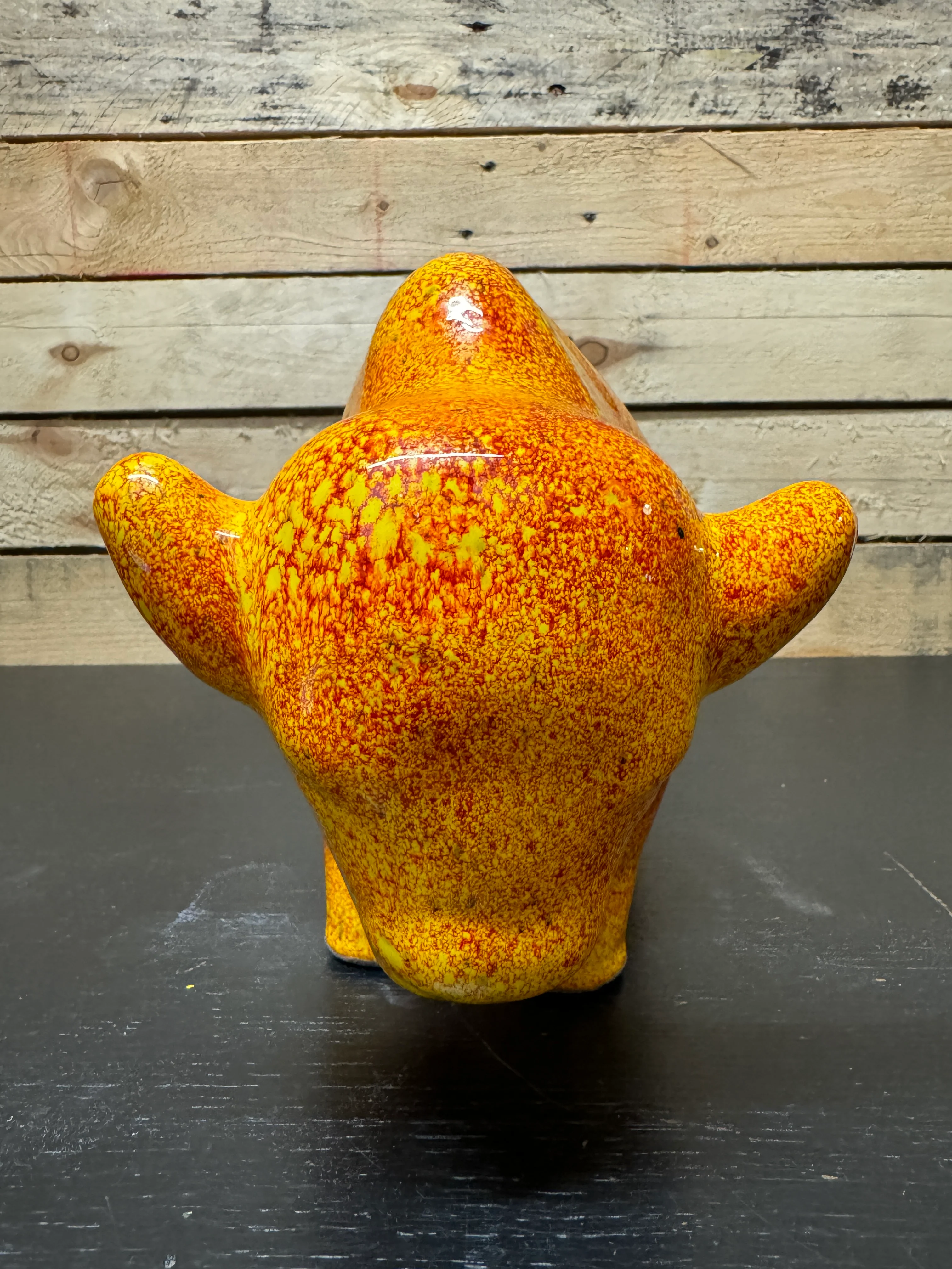 Otto Keramik Large Ceramic Bison West German Pottery Fat Lava - Image 4