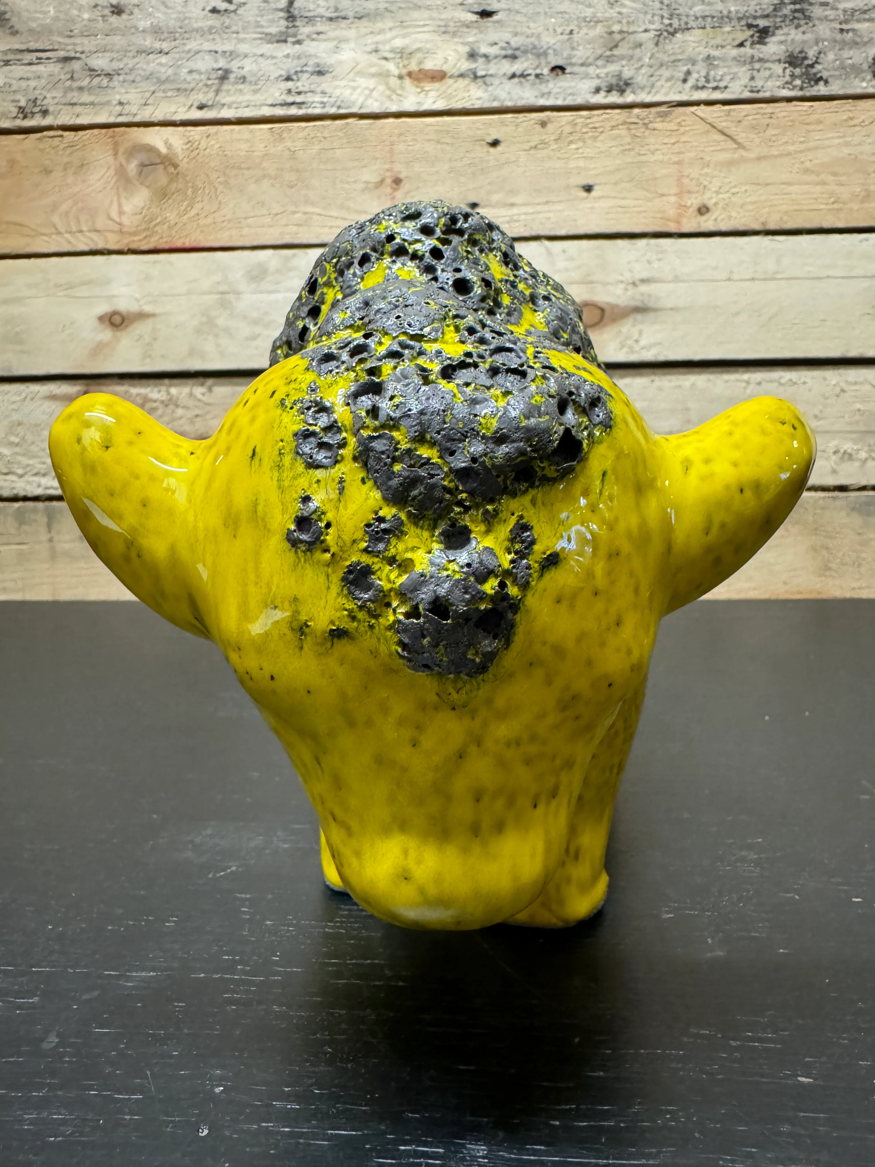 Otto Keramik Large Ceramic Bison West German Pottery Fat Lava - Image 4