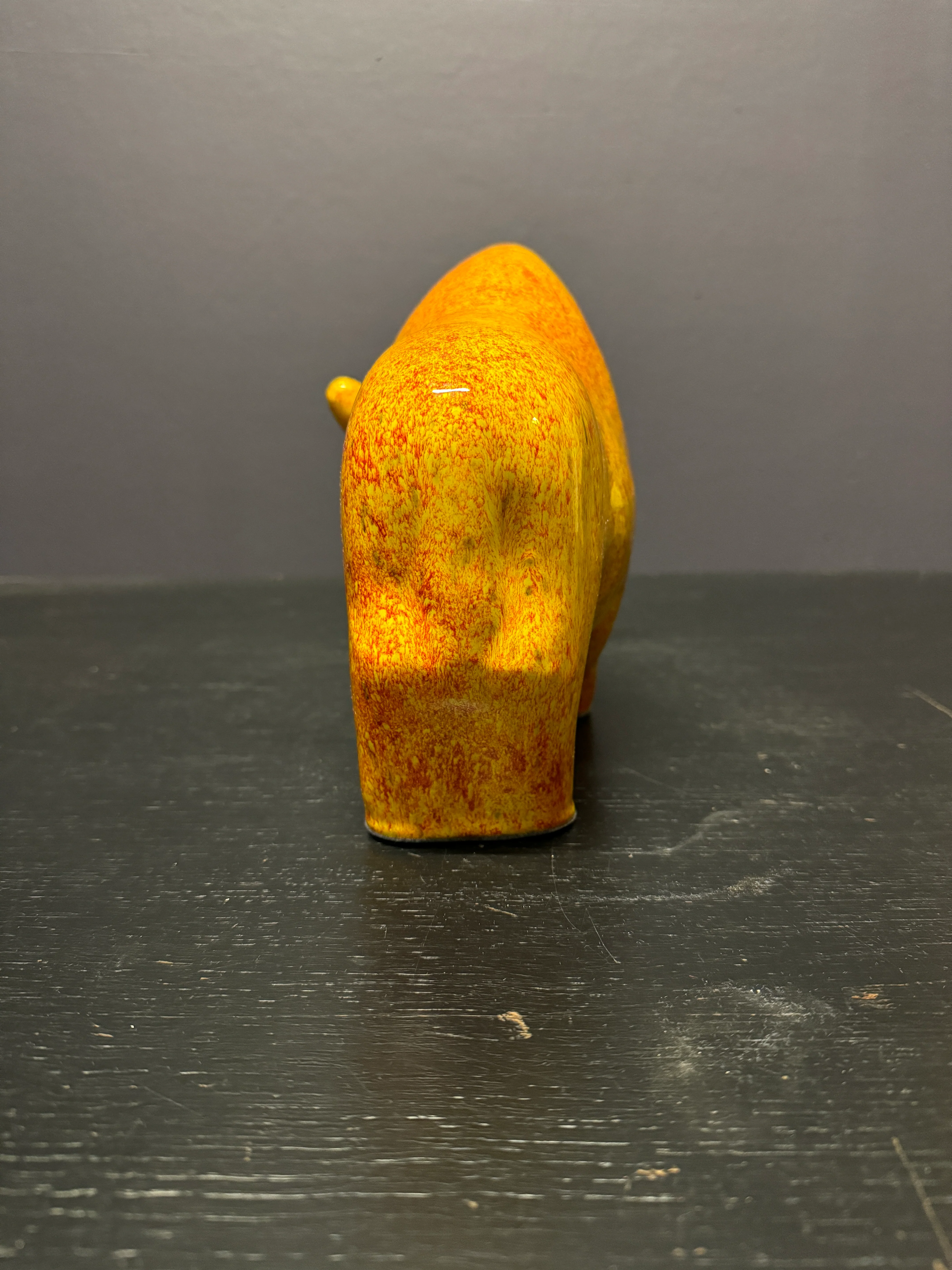 Otto Keramik Large Ceramic Bison West German Pottery Fat Lava - Image 10