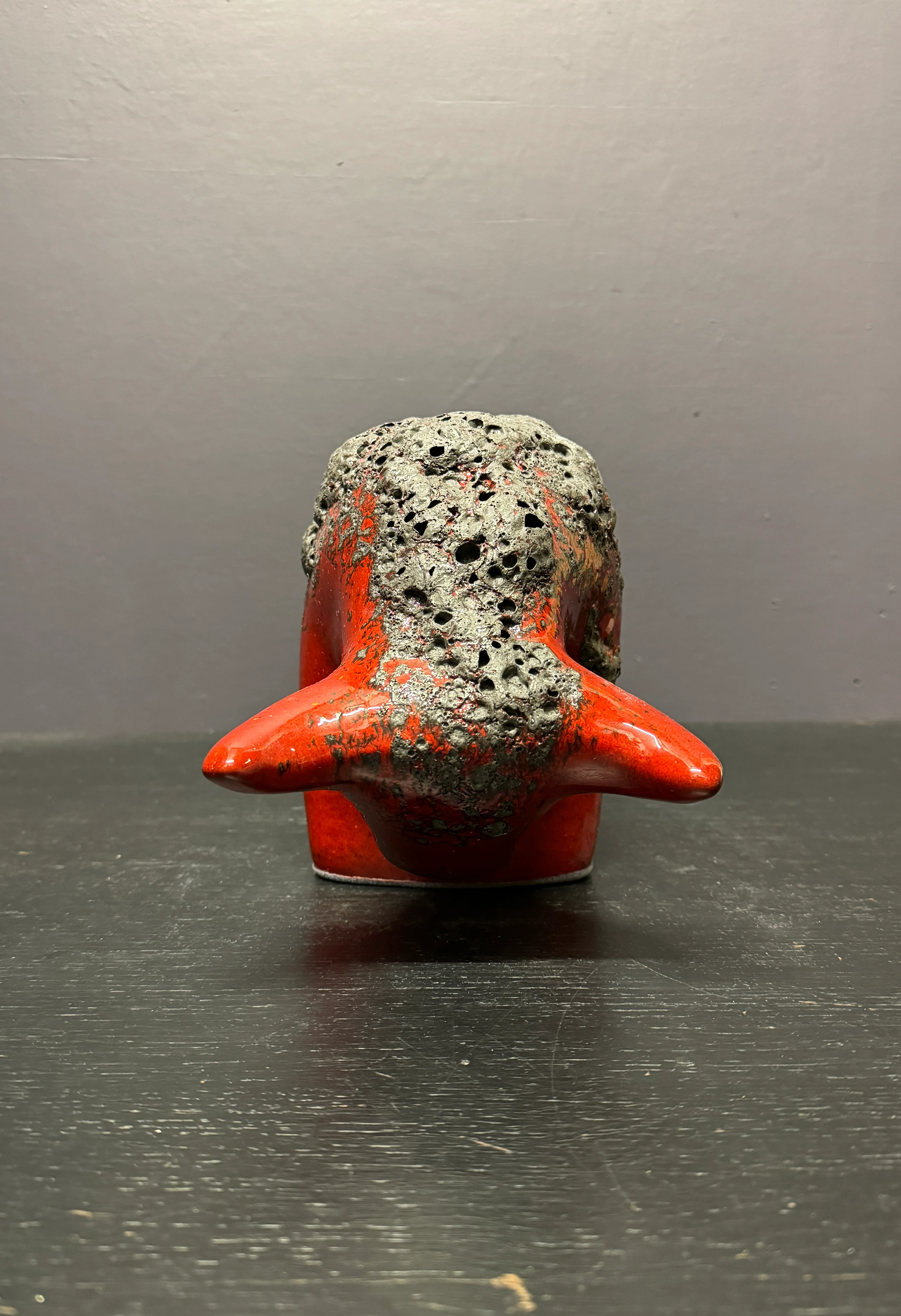 Otto Keramik Large Ceramic Bull West German Pottery Fat Lava - Image 4