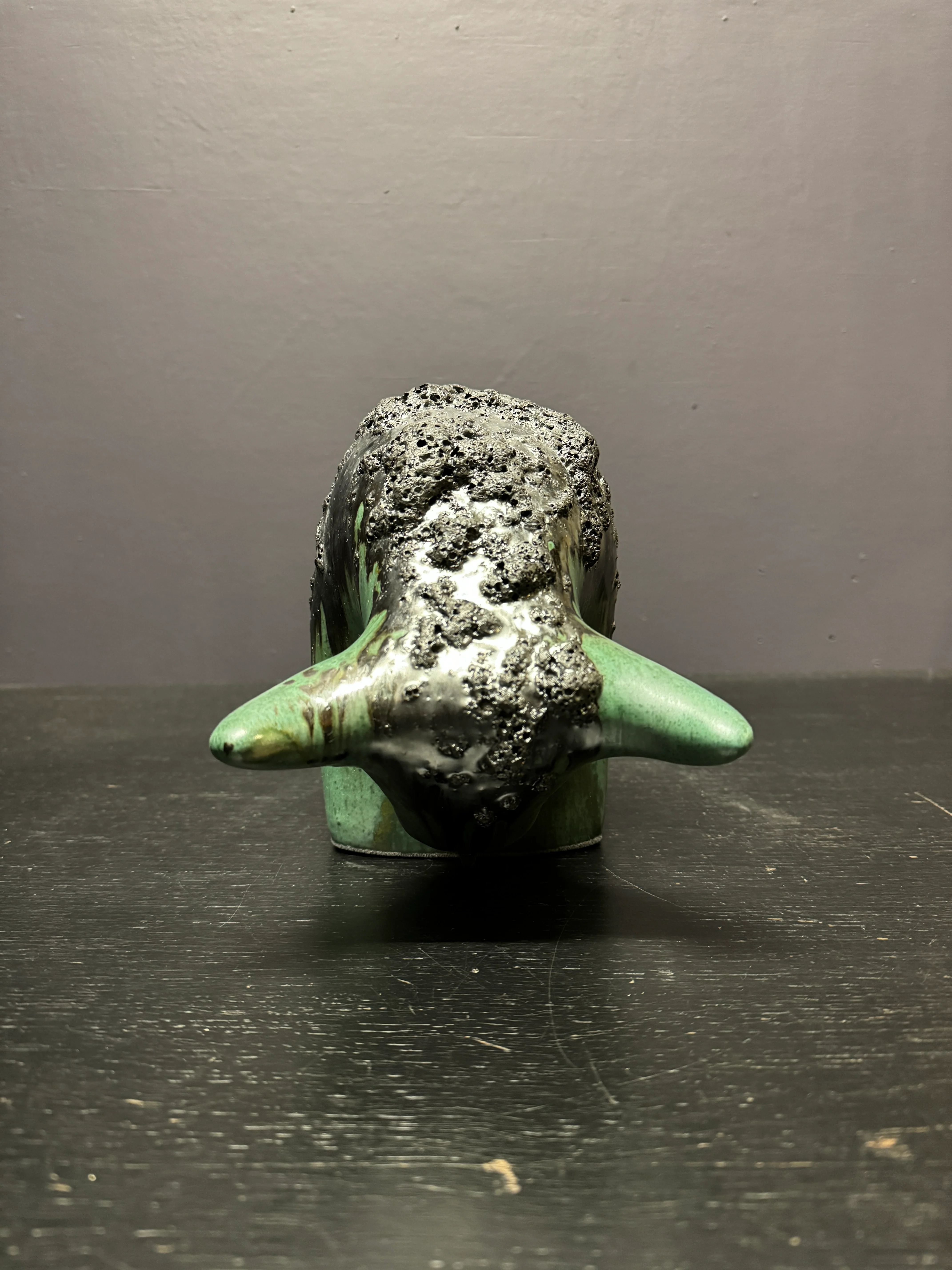 Otto Keramik Large Ceramic Bull West German Pottery Fat Lava - Image 4