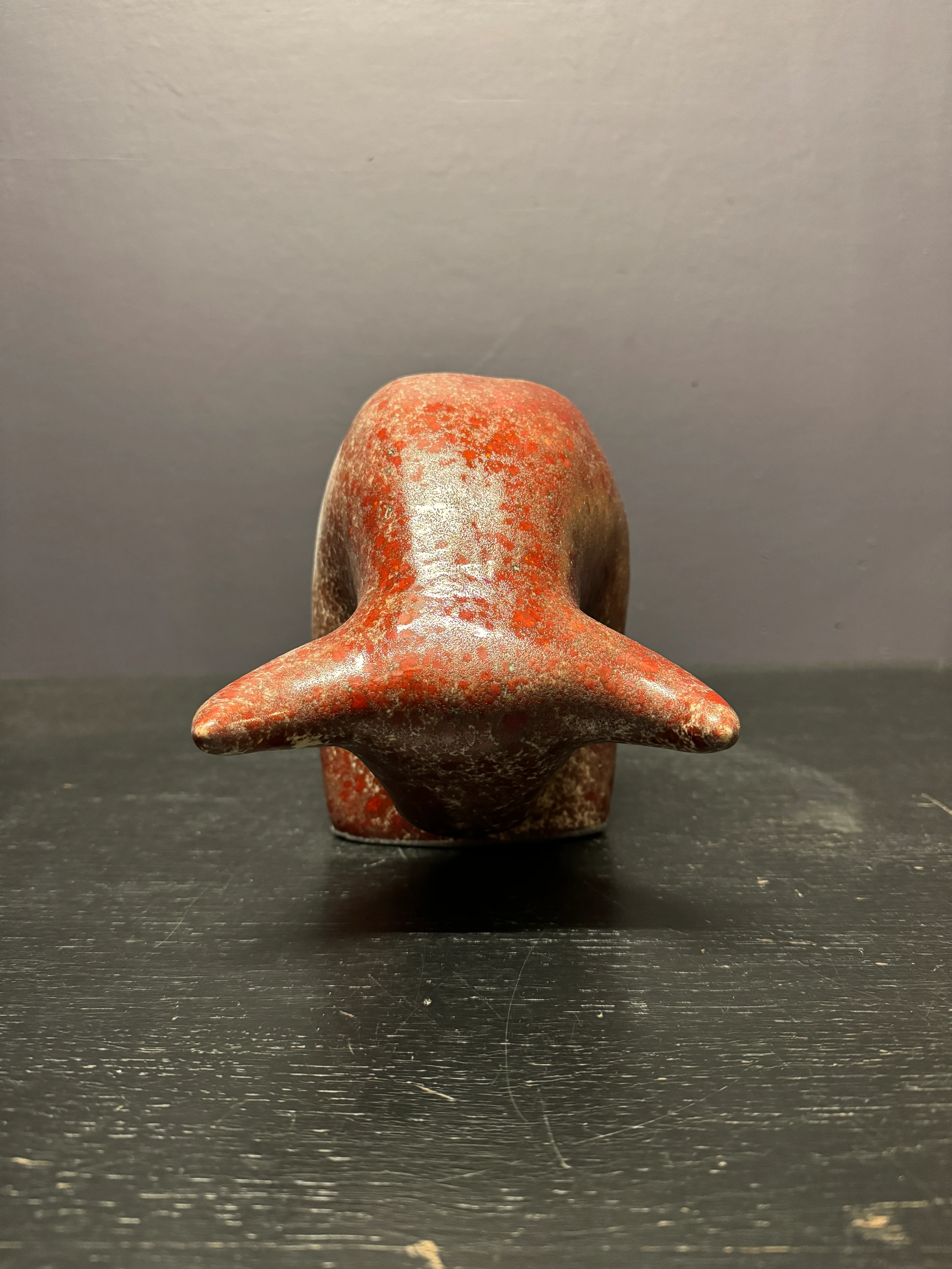 Otto Keramik Large Ceramic Bull West German Pottery Fat Lava - Image 4